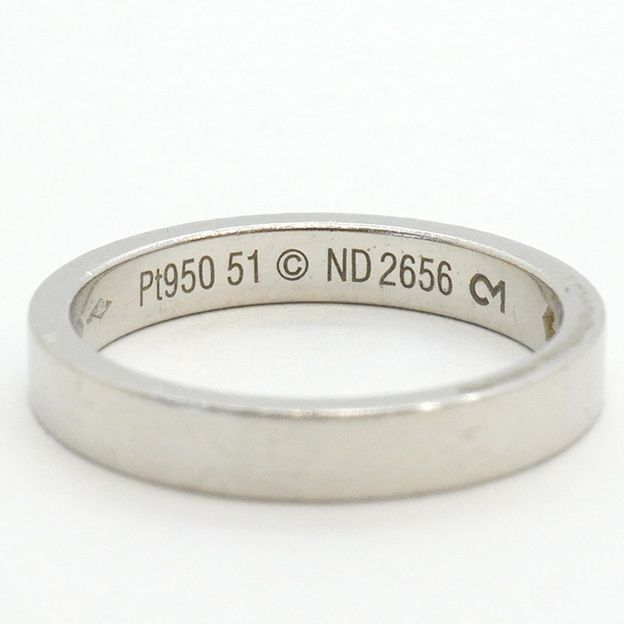 Cartier Platinum 950 Band Ring (Pre-Owned)
