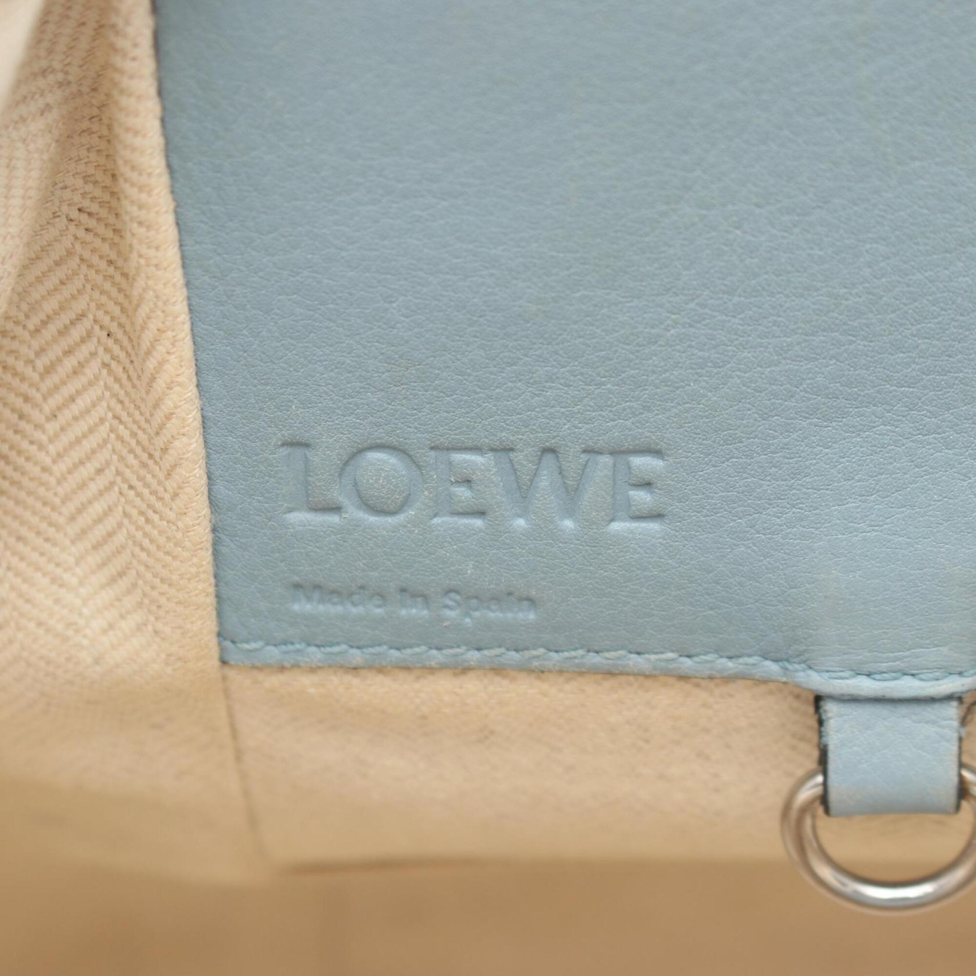 Loewe Blue Leather Handbag (Pre-Owned)