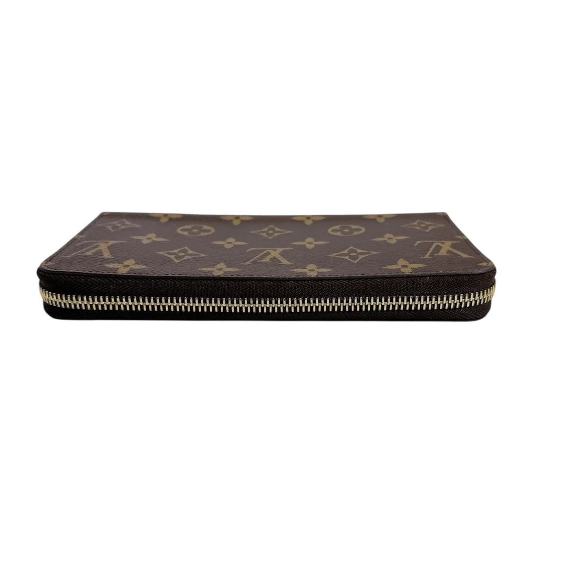 Louis Vuitton Brown Monogram Rose Ballerine Monogram Long Wallet (Bi-Fold) (Pre-Owned)