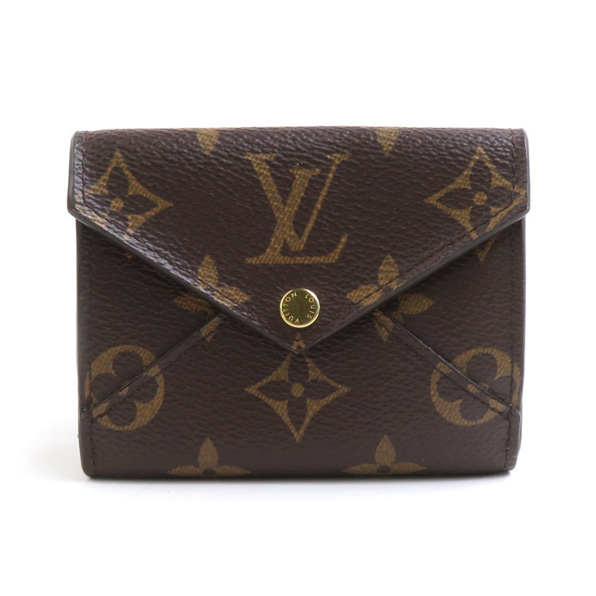 Louis Vuitton Brown Monogram Pink Monogram Wallet (Tri-Fold) (Pre-Owned)