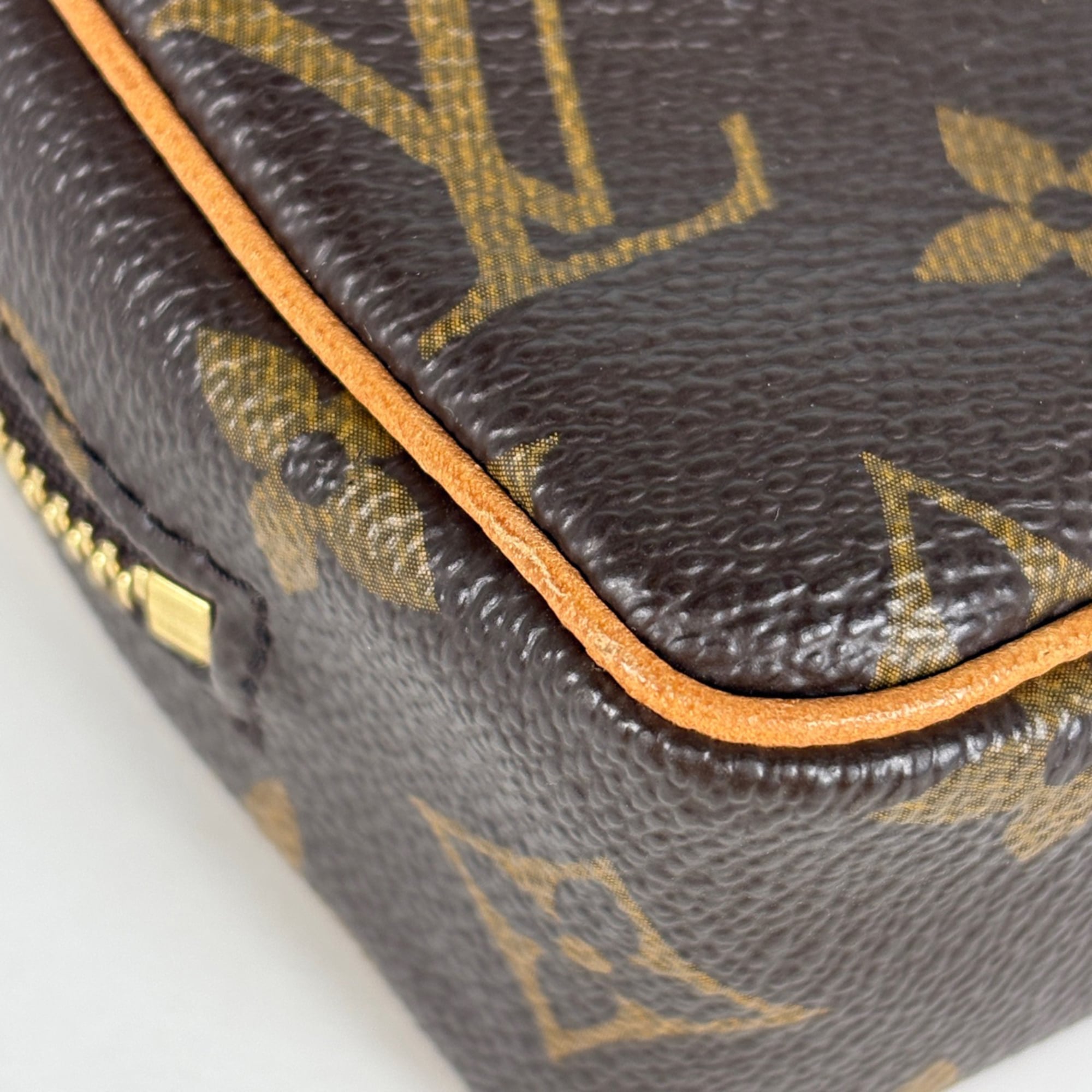 Louis Vuitton Brown Monogram Pouch (Pre-Owned)