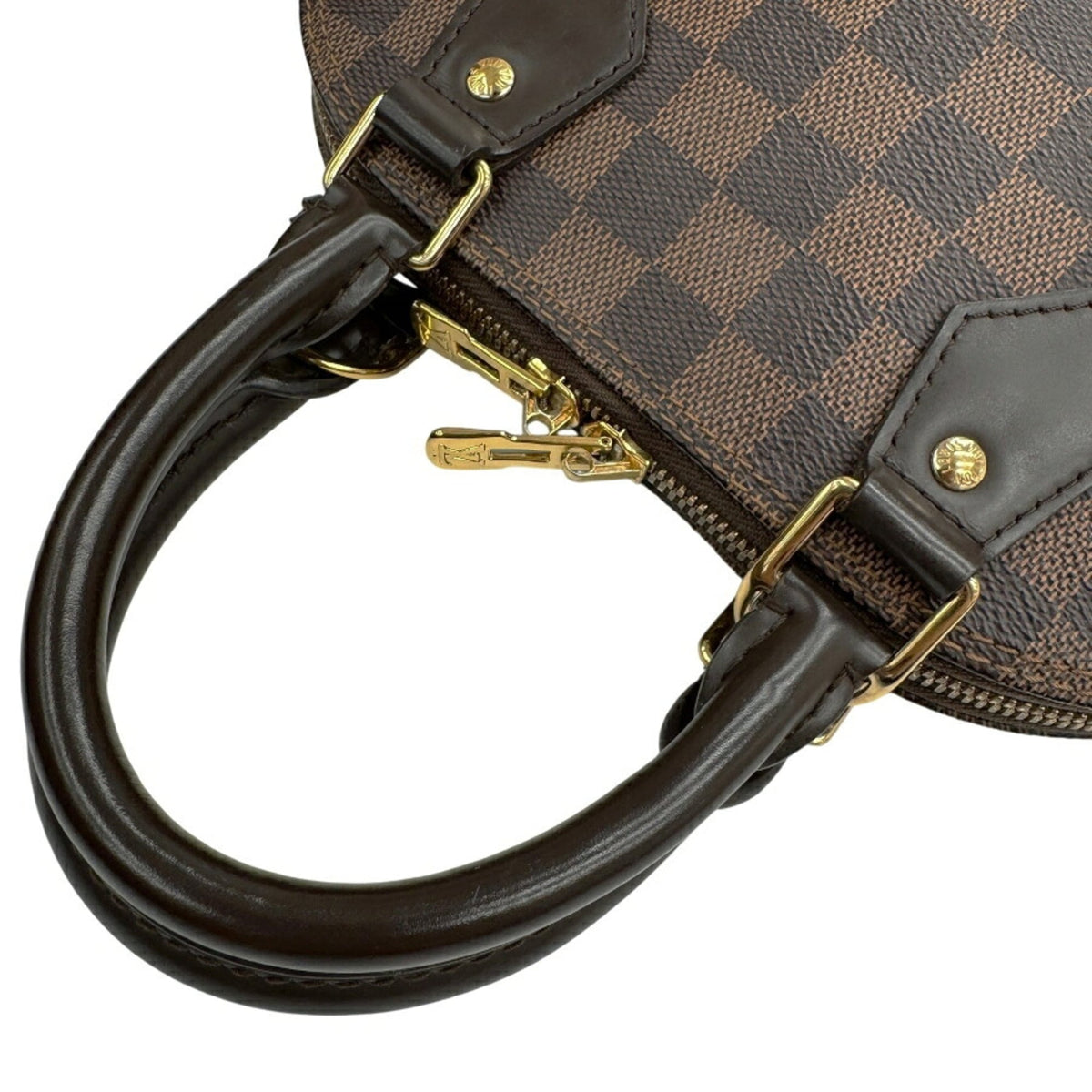 Louis Vuitton Brown Damier Canvas Ebene Damier Canvas Handbag Shoulder Bag (Pre-Owned)