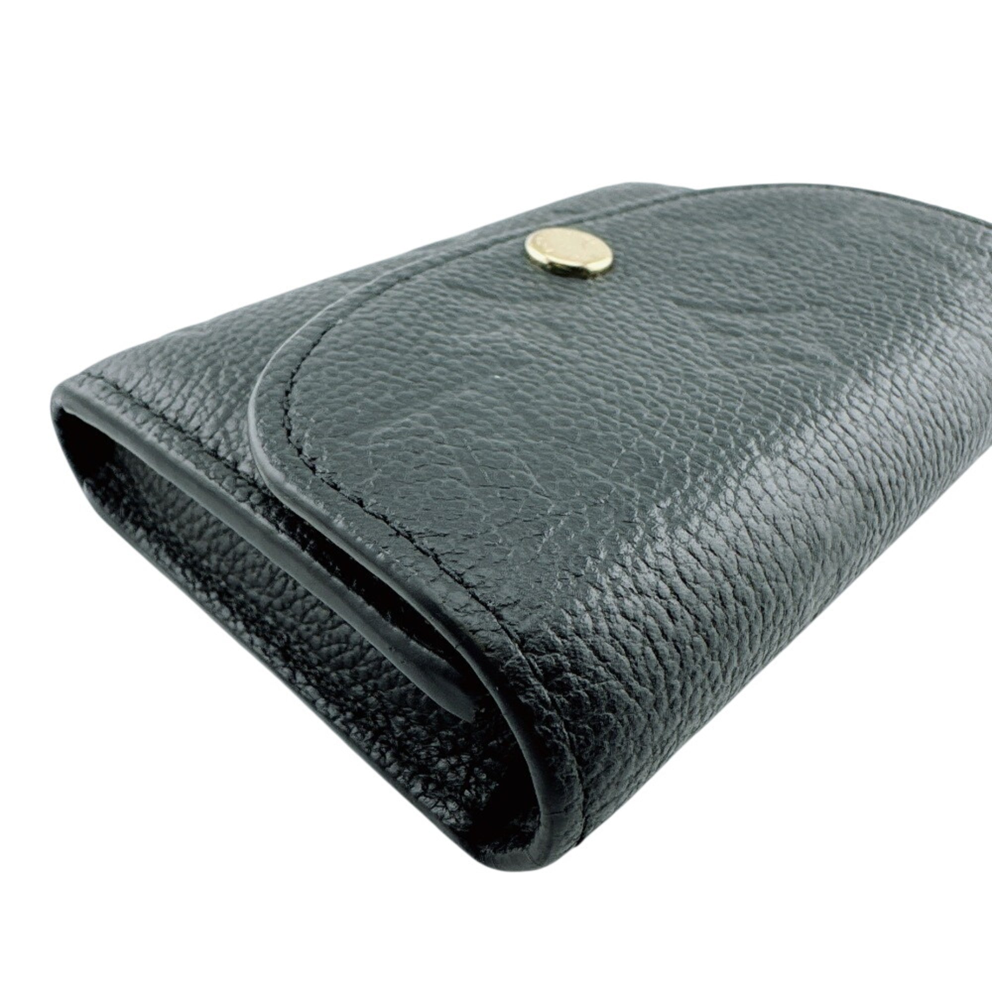 Louis Vuitton Monogram Empreinte Noir Leather Long Wallet (Bi-Fold) (Pre-Owned)