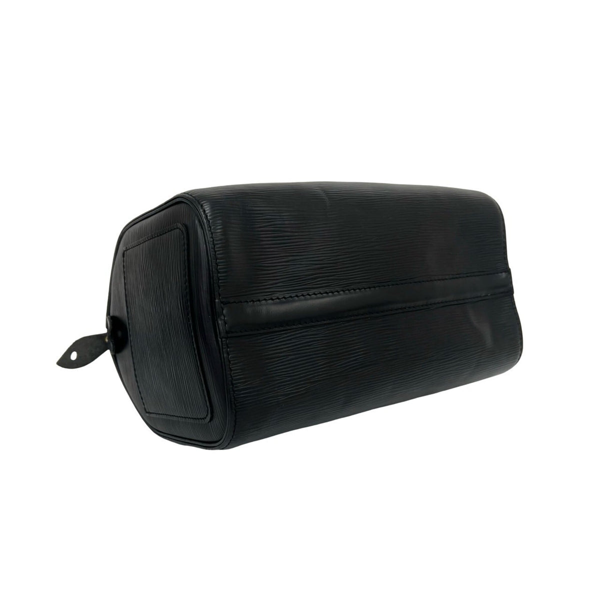 Louis Vuitton Black Leather Boston Bag Handbag (Pre-Owned)