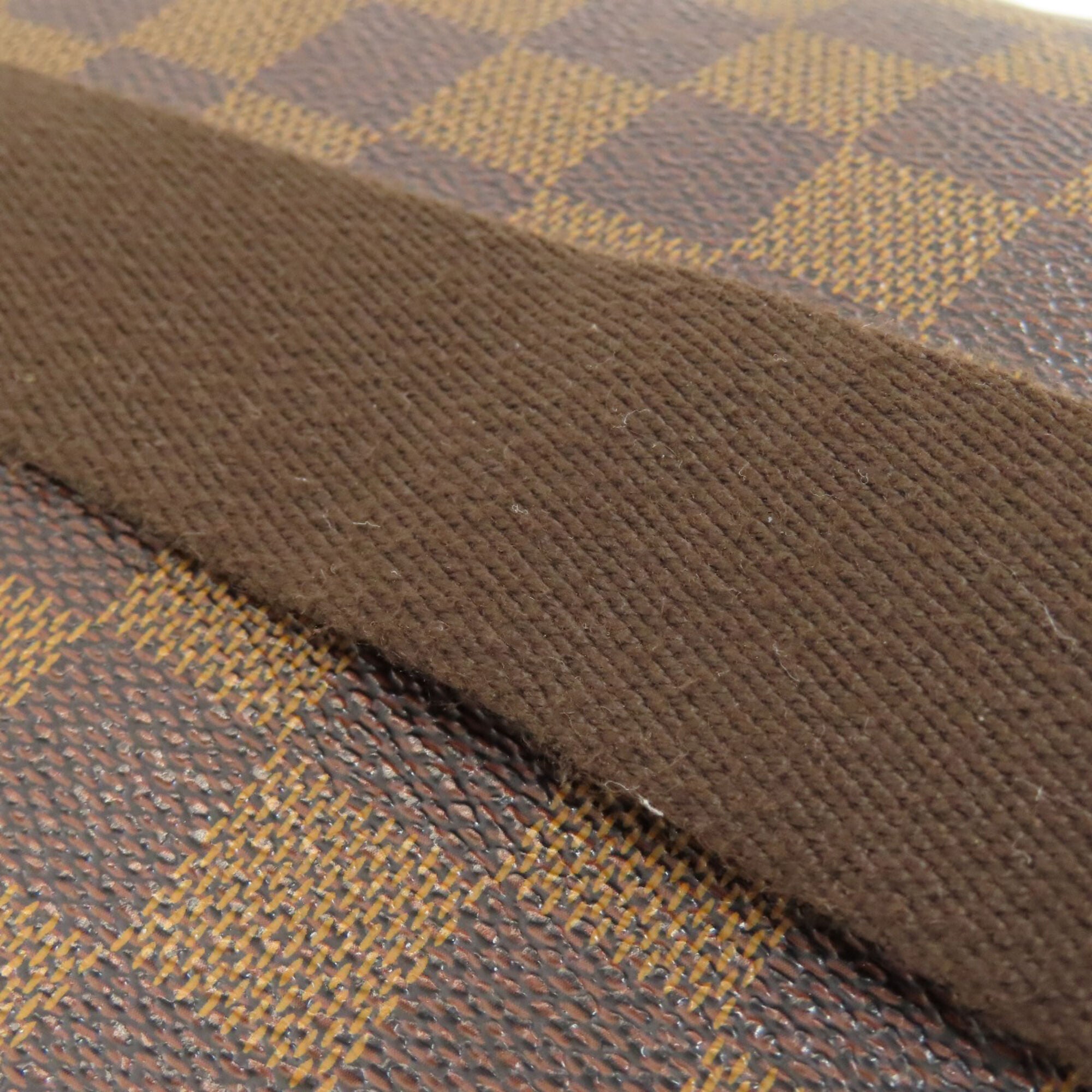 Louis Vuitton Brown Damier Canvas Ebene Damier Canvas Shoulder Bag (Pre-Owned)