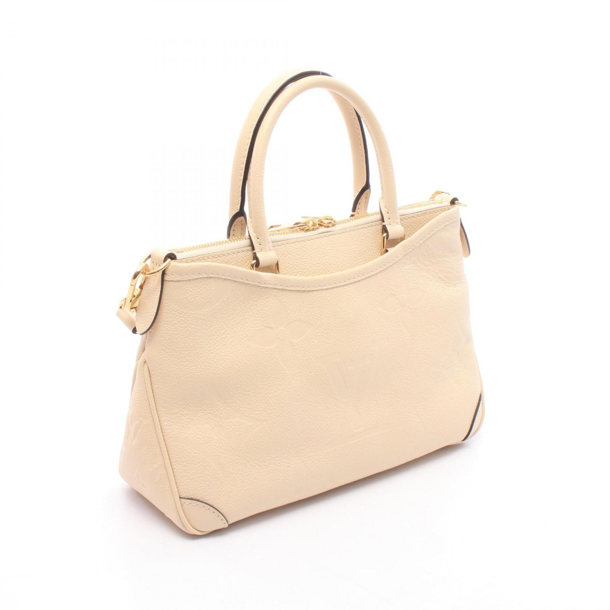 Louis Vuitton Beige Cream Monogram Empreinte Leather Handbag (Pre-Owned)