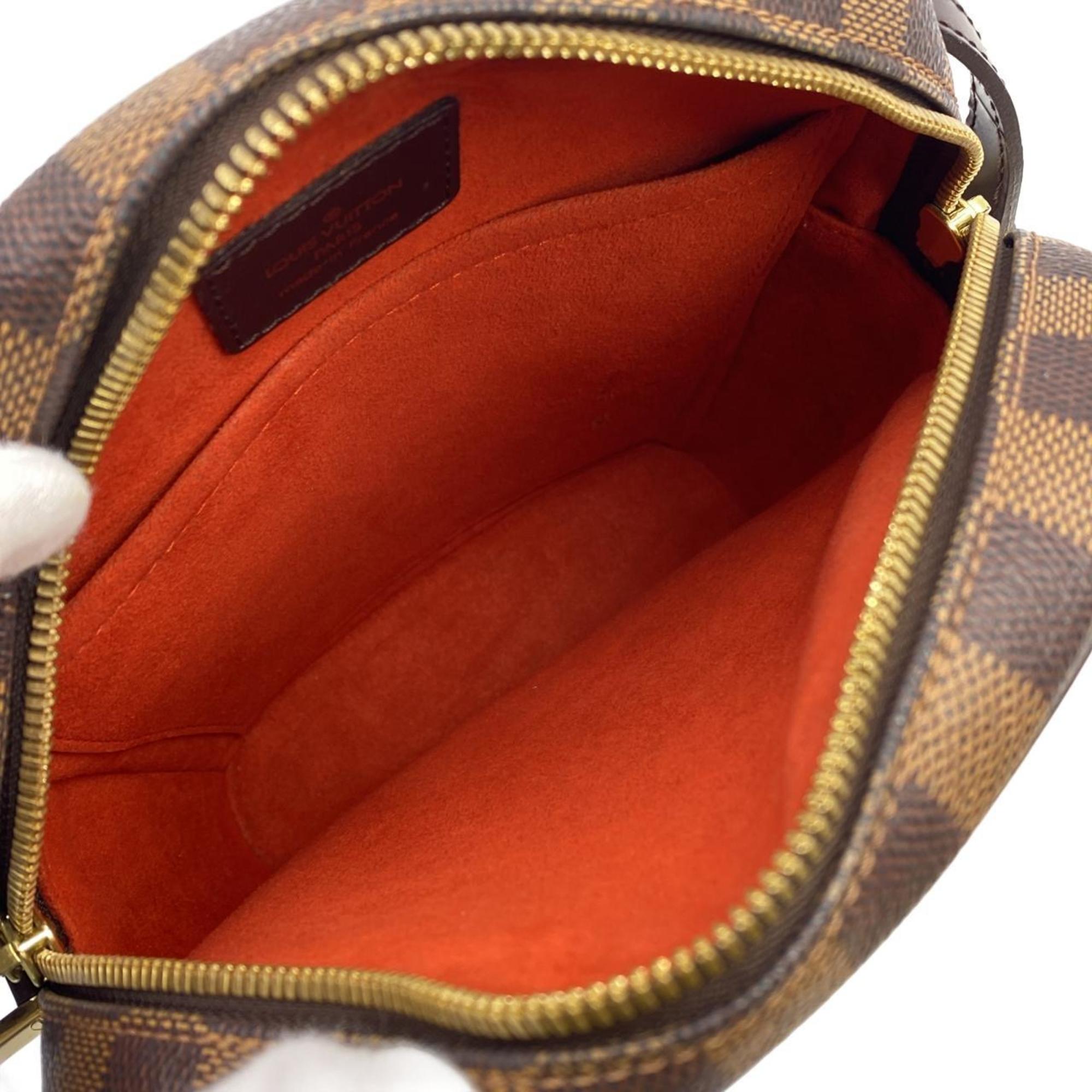 Louis Vuitton Ebene Coated Canvas Shoulder Bag (Pre-Owned)