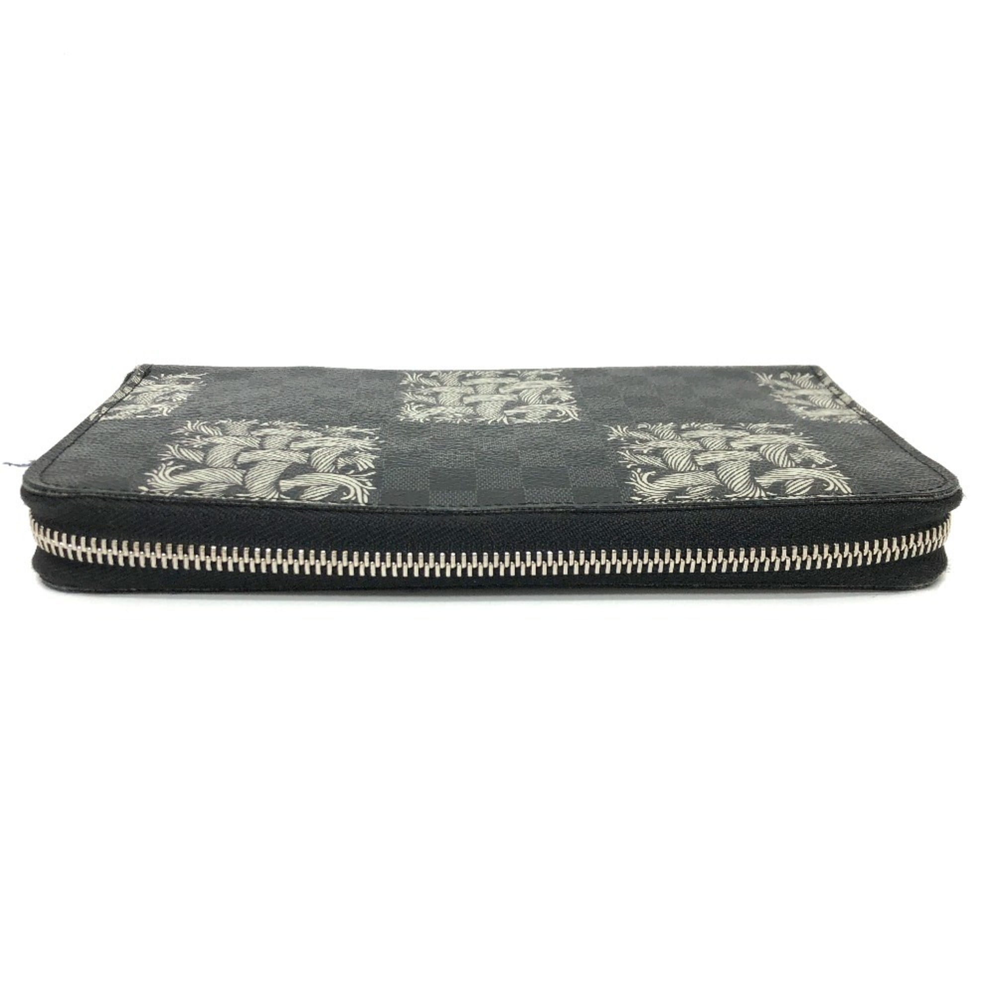 Louis Vuitton Damier Graphite Black Damier Graphite Long Wallet (Bi-Fold) (Pre-Owned)