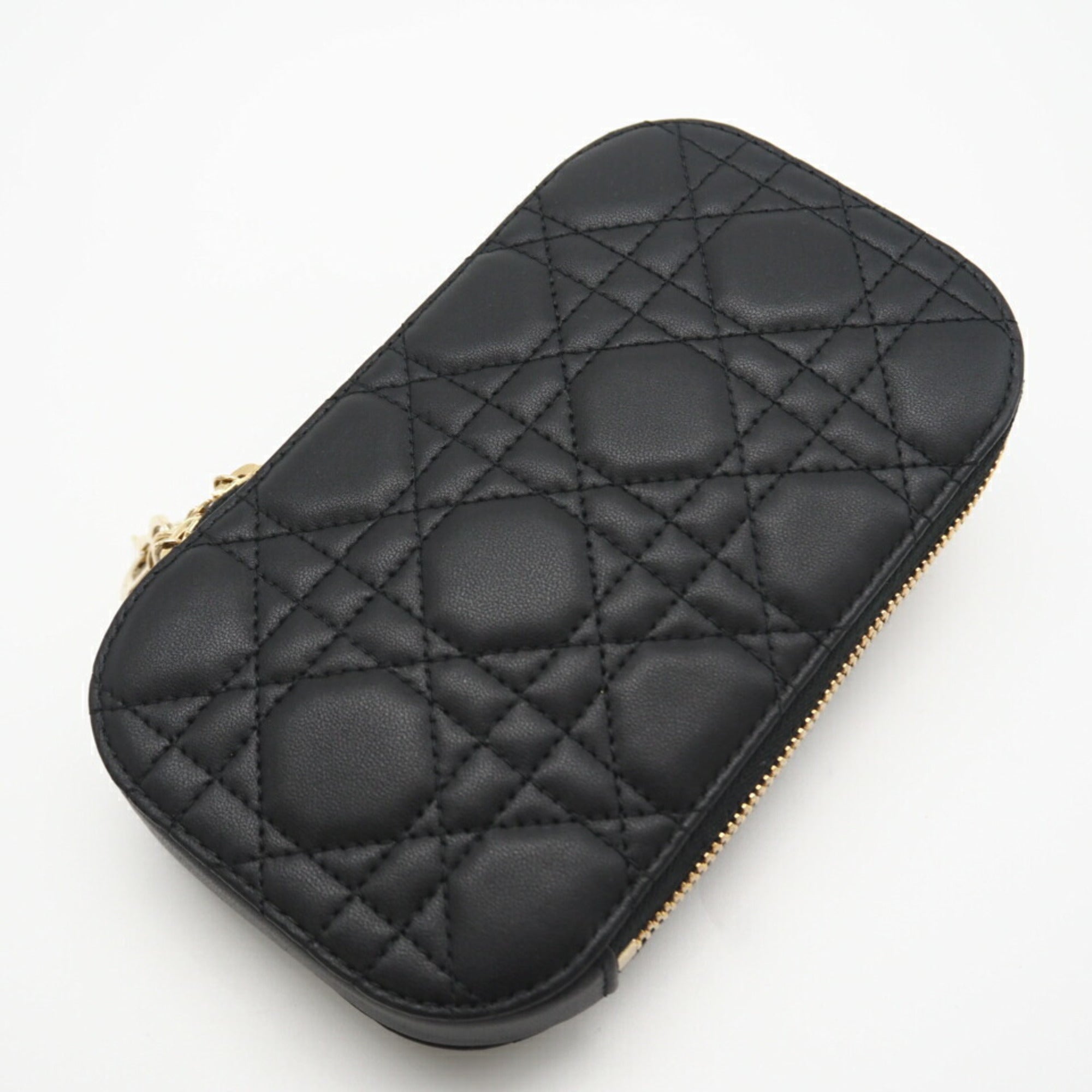 Christian Dior Black Leather Shoulder Bag (Pre-Owned)