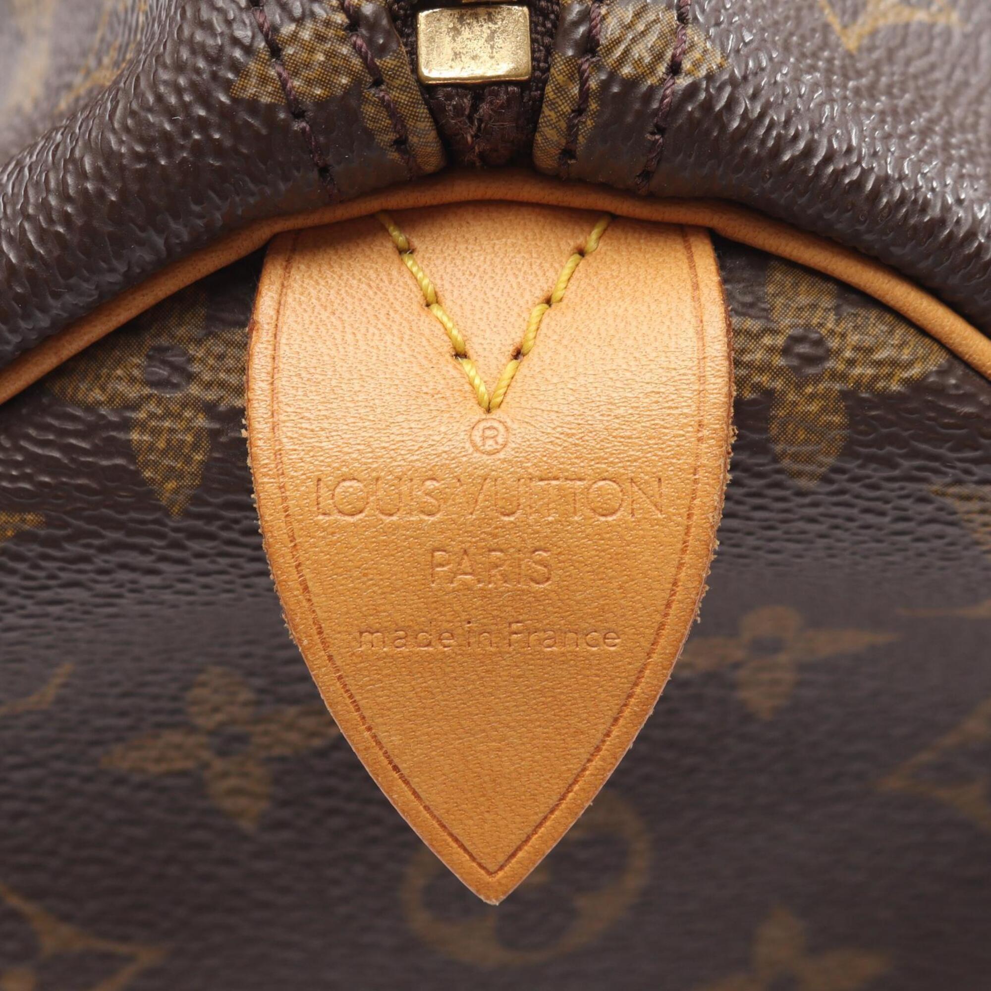 Louis Vuitton Brown Pvc Leather Handbag (Pre-Owned)