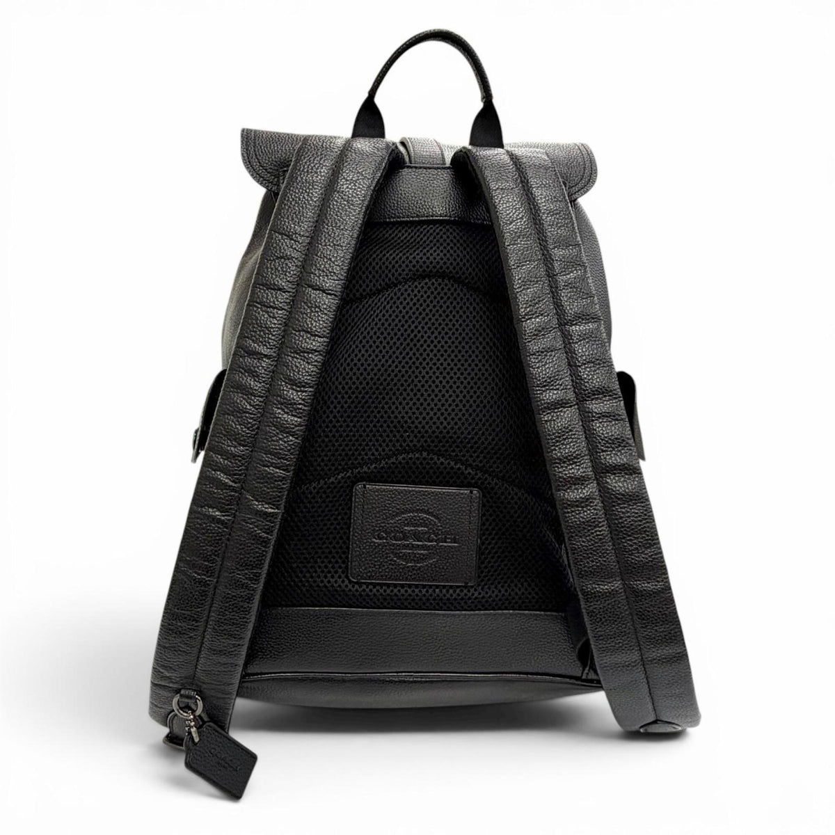 Coach Black Leather Backpack (Pre-Owned)