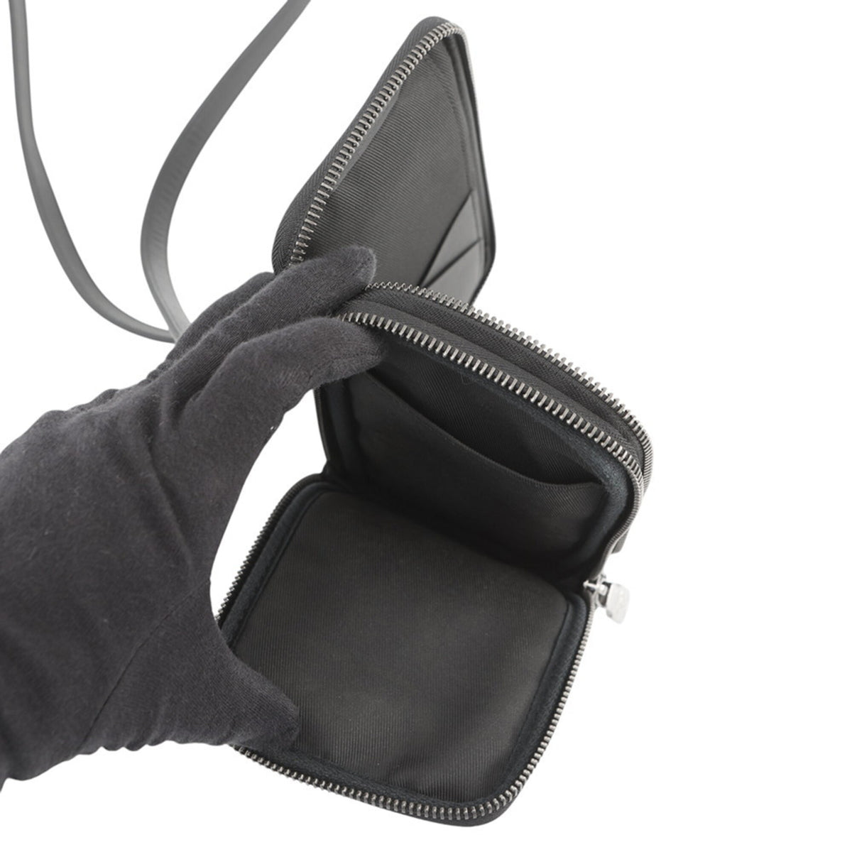 Louis Vuitton Monogram Eclipse Black Noir Monogram Eclipse Pouch Shoulder Bag (Pre-Owned)