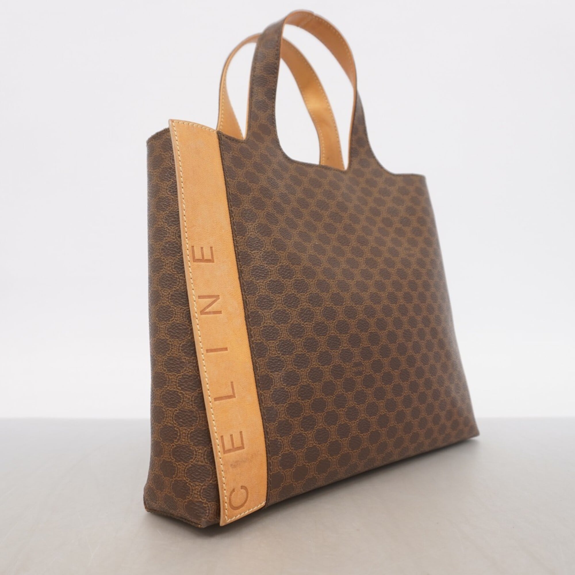 Celine Brown Pvc Handbag (Pre-Owned)
