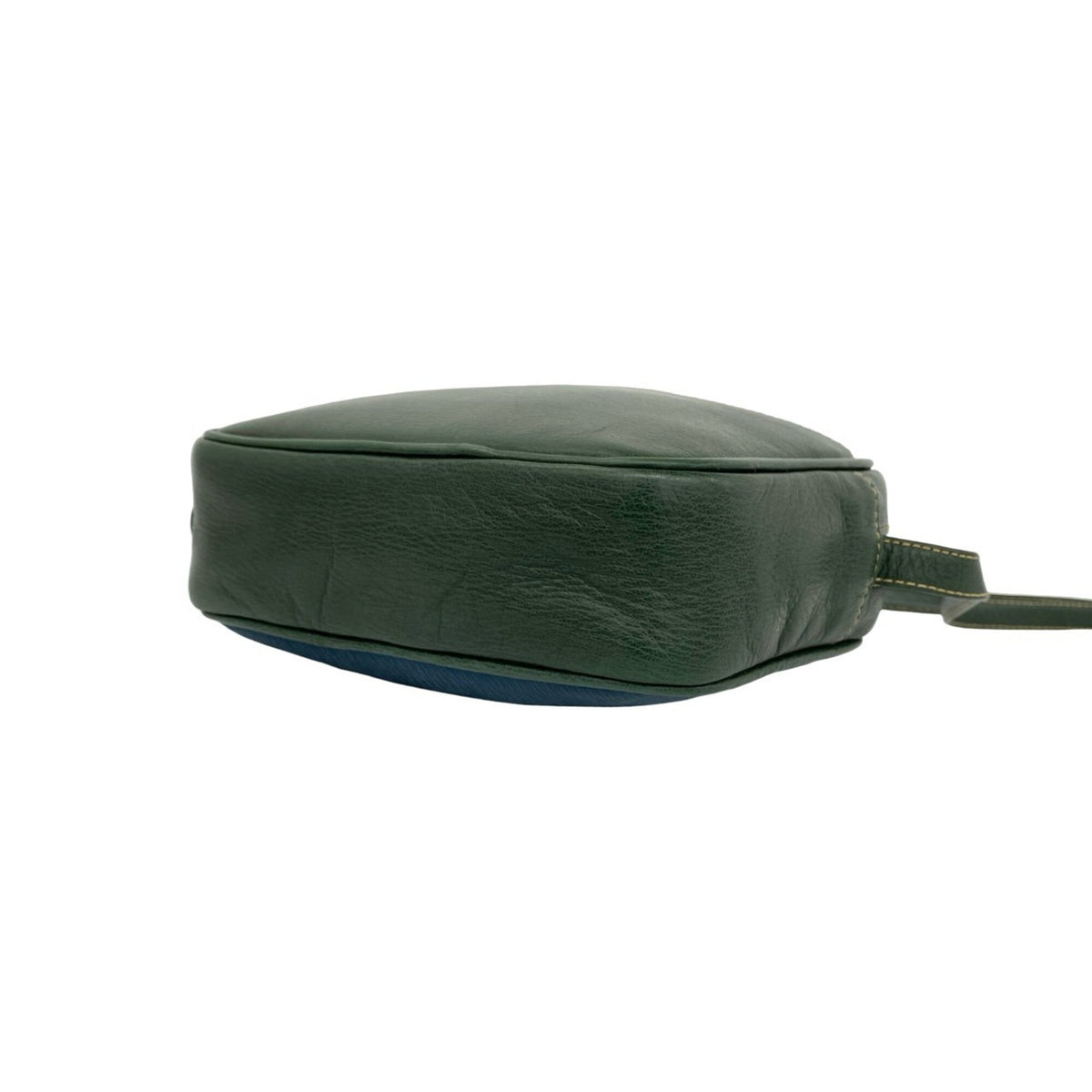 Loewe Blue Green Leather Pochette Shoulder Bag (Pre-Owned)