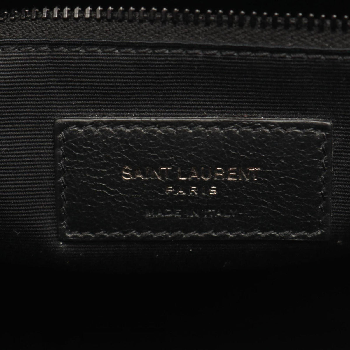 Yves Saint Laurent Black Leather Handbag Shoulder Bag (Pre-Owned)