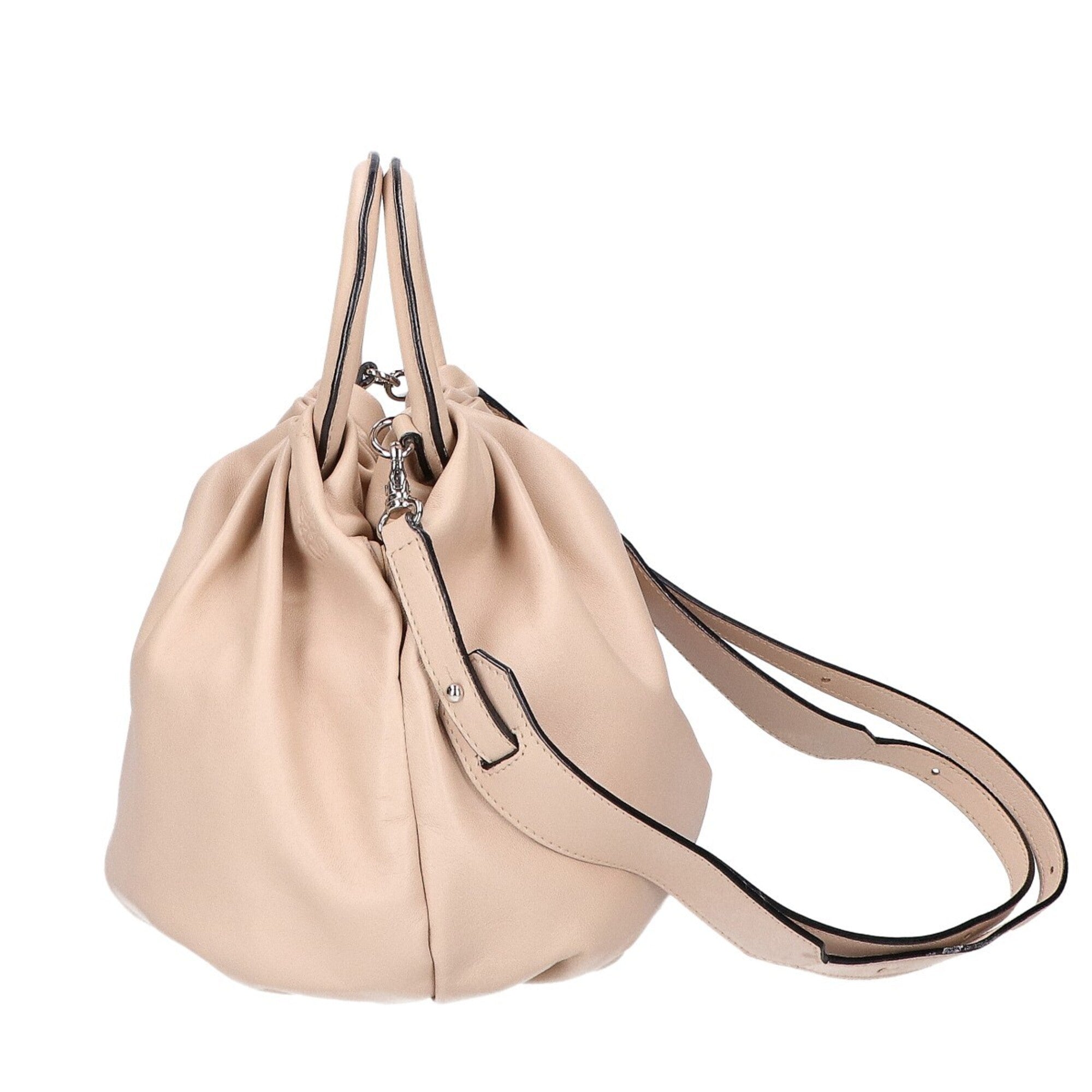 Loewe Beige Leather Handbag (Pre-Owned)