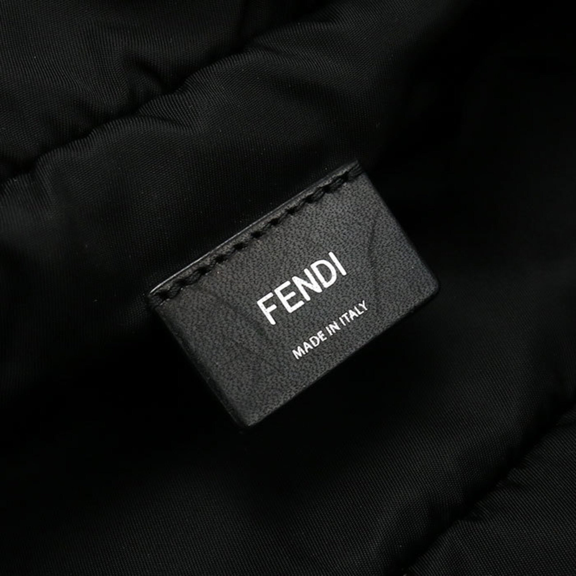Fendi Black Jacquard Sling Bag (Pre-Owned)