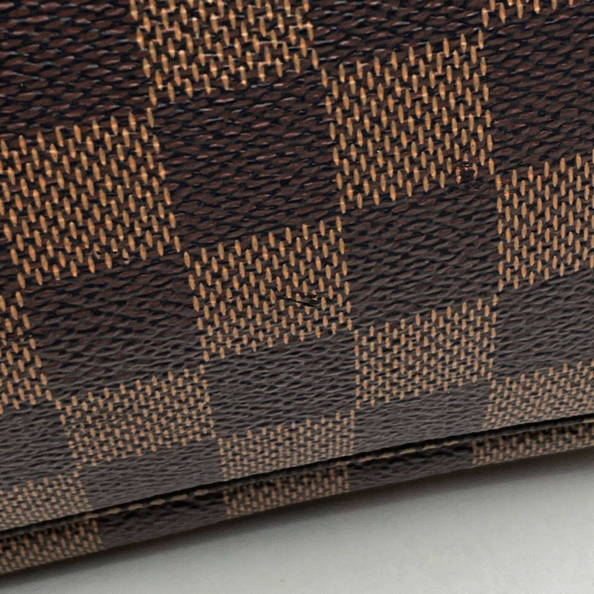 Louis Vuitton Brown Damier Canvas Shoulder Bag Tote Bag (Pre-Owned)