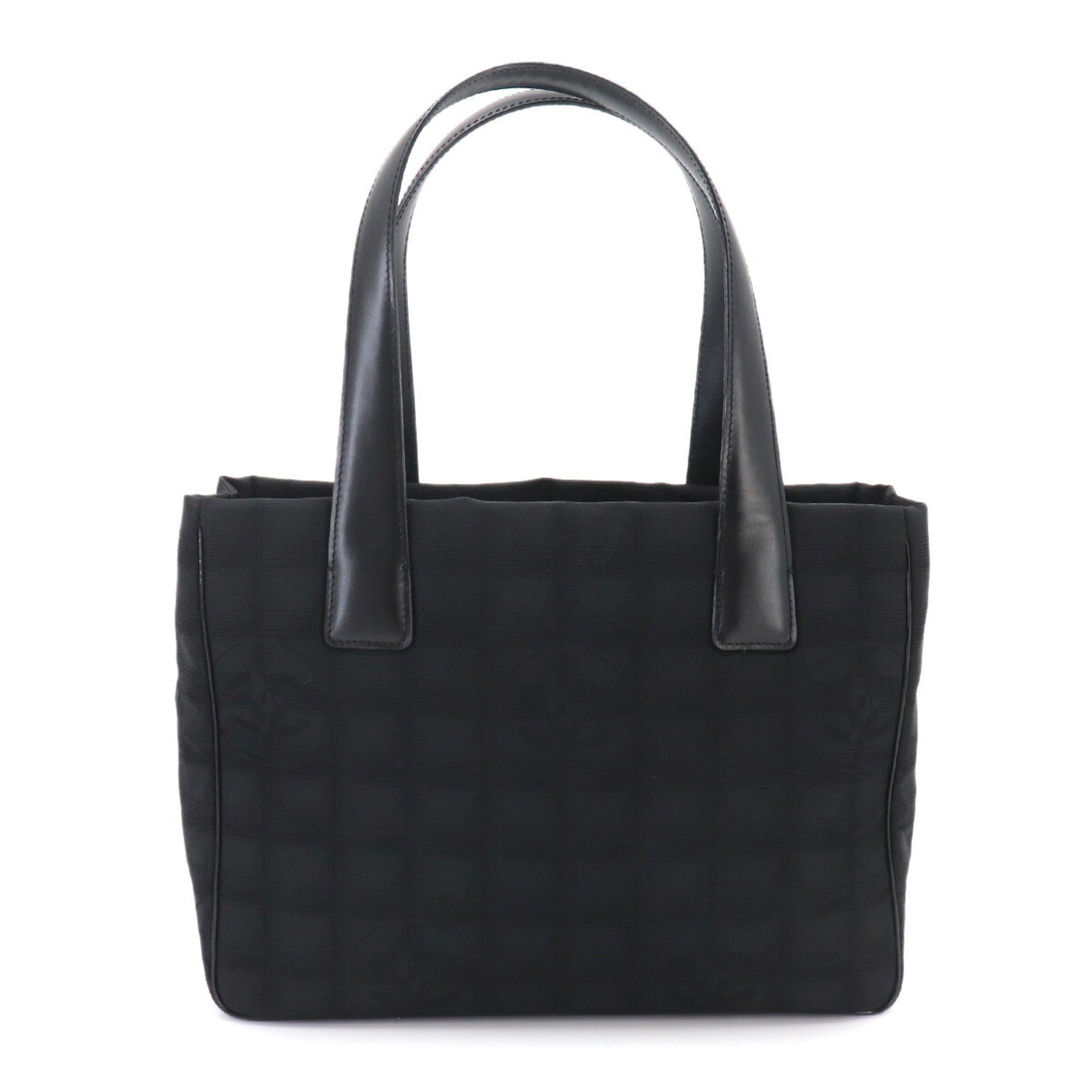 Chanel New Travel Line Black New Travel Line Handbag Tote Bag Weekend Bag (Pre-Owned)