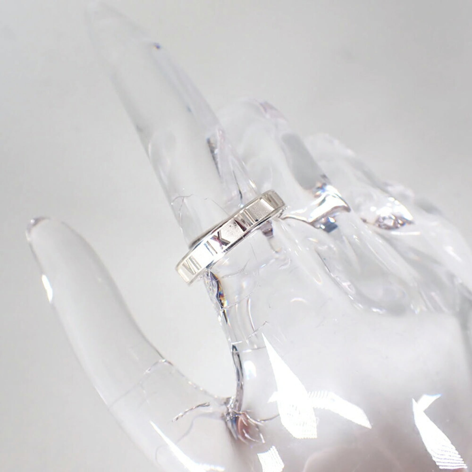 Tiffany Silver Sterling Silver 925 Band Ring (Pre-Owned)
