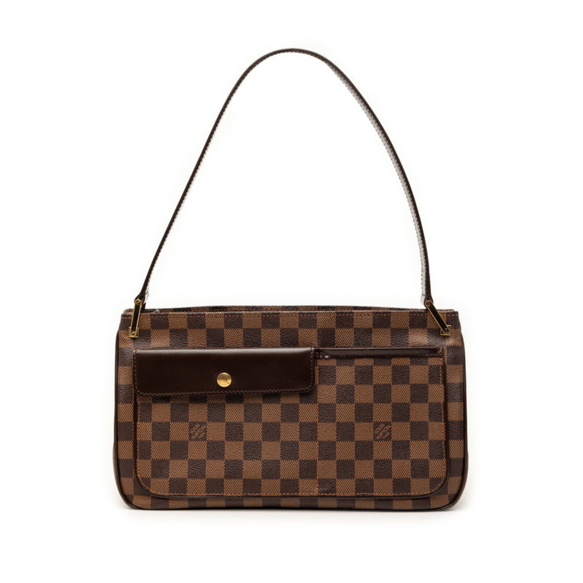 Louis Vuitton Brown Pvc Leather Handbag Shoulder Bag (Pre-Owned)
