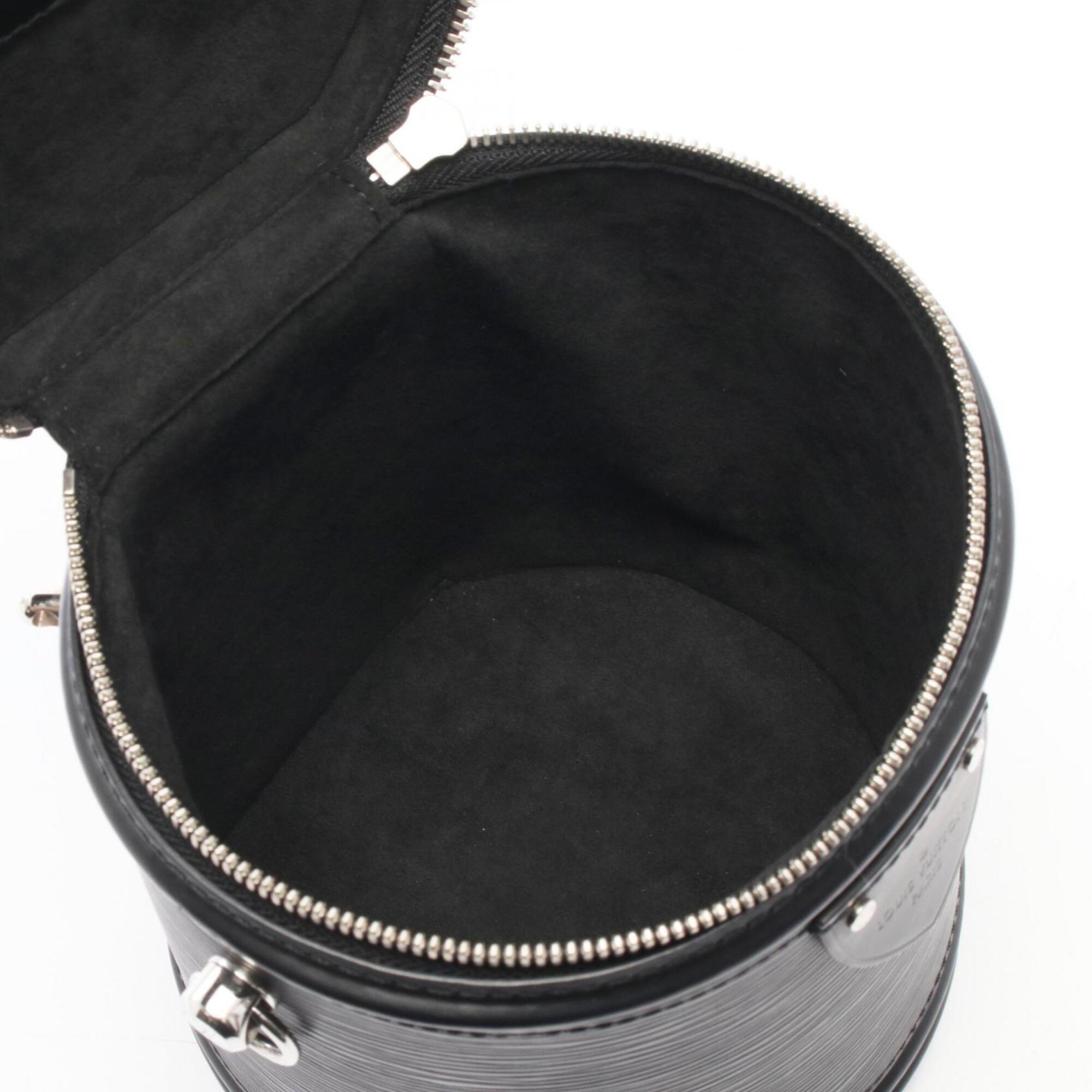 Louis Vuitton Black Leather Handbag (Pre-Owned)
