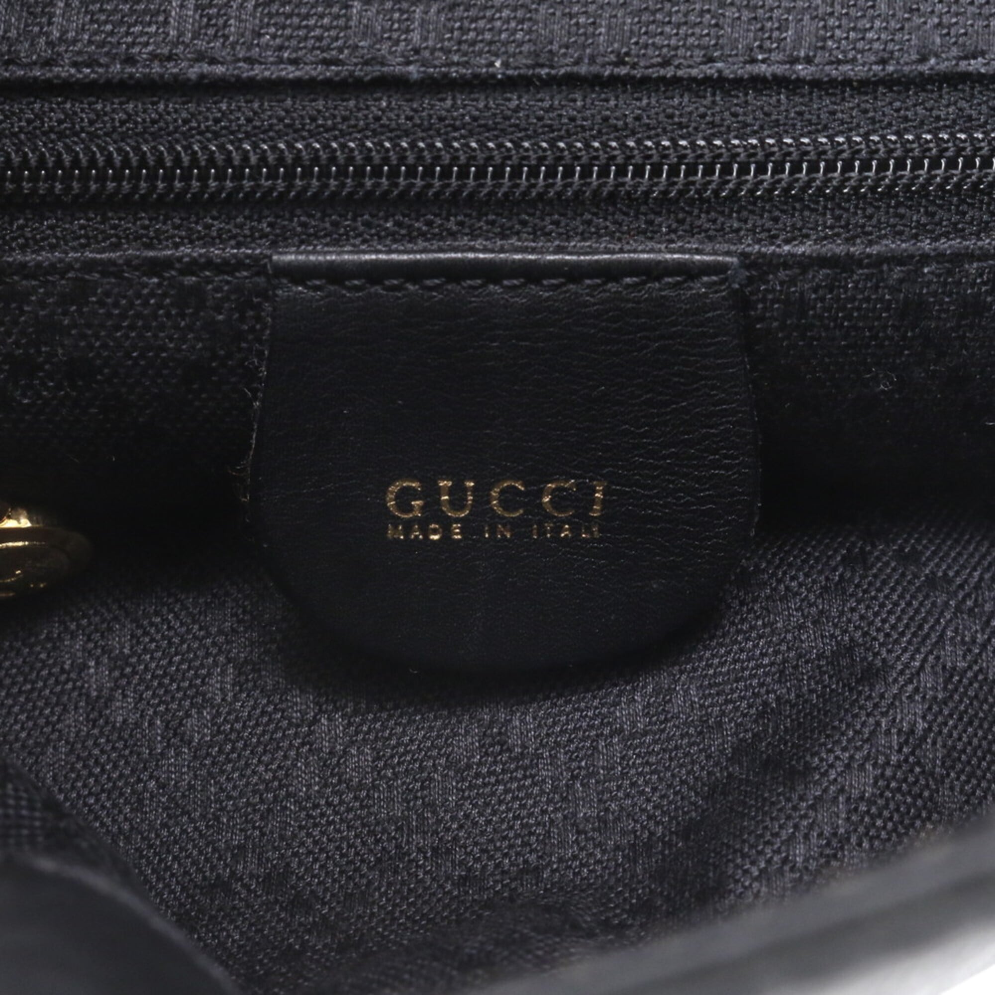 Gucci Black Leather Backpack Shoulder Bag (Pre-Owned)