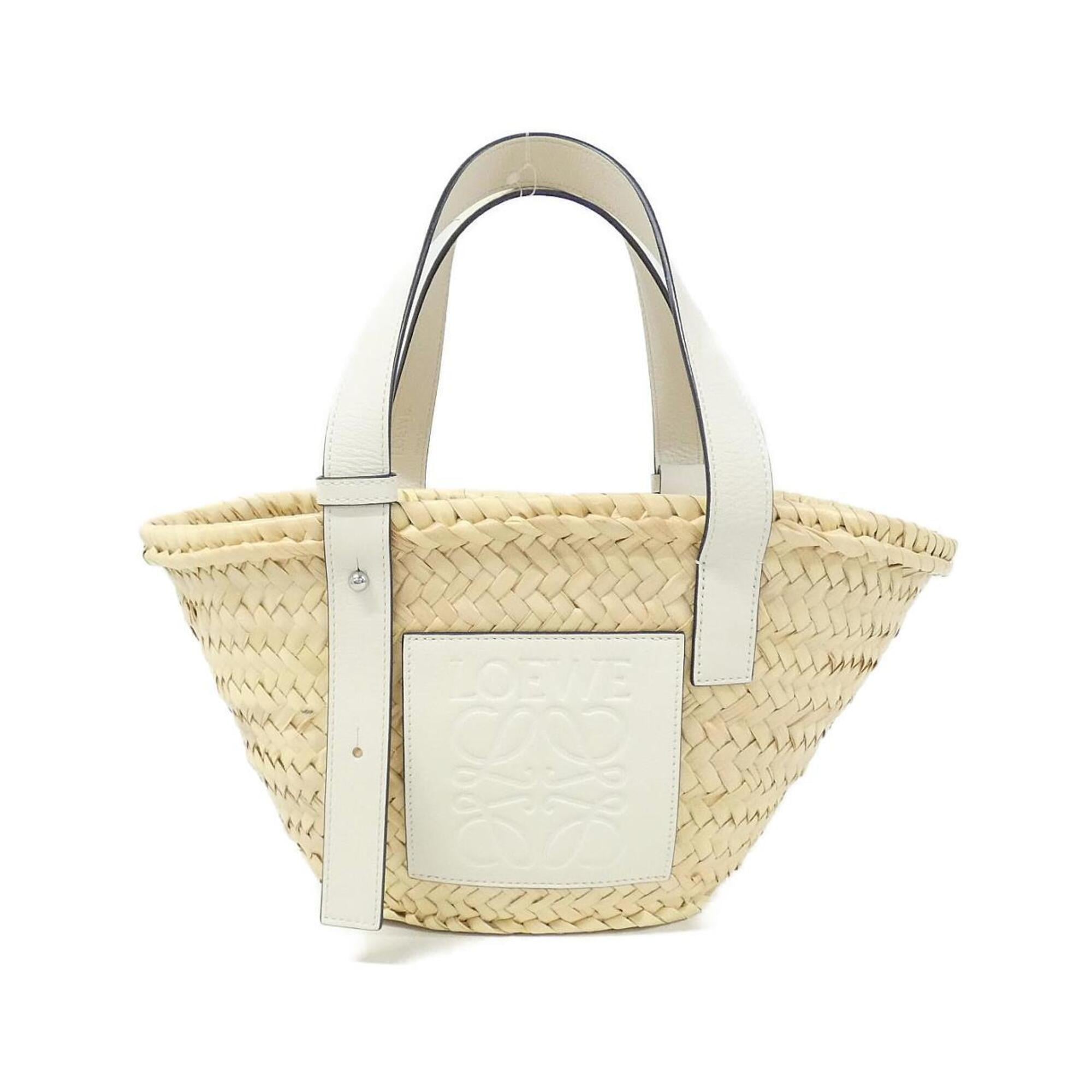 Loewe Ivory White Leather Handbag (Pre-Owned)