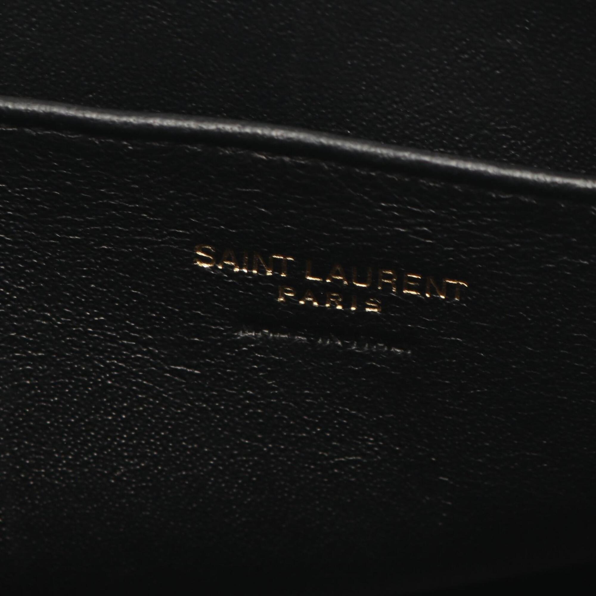 Saint Laurent Black Leather Handbag (Pre-Owned)