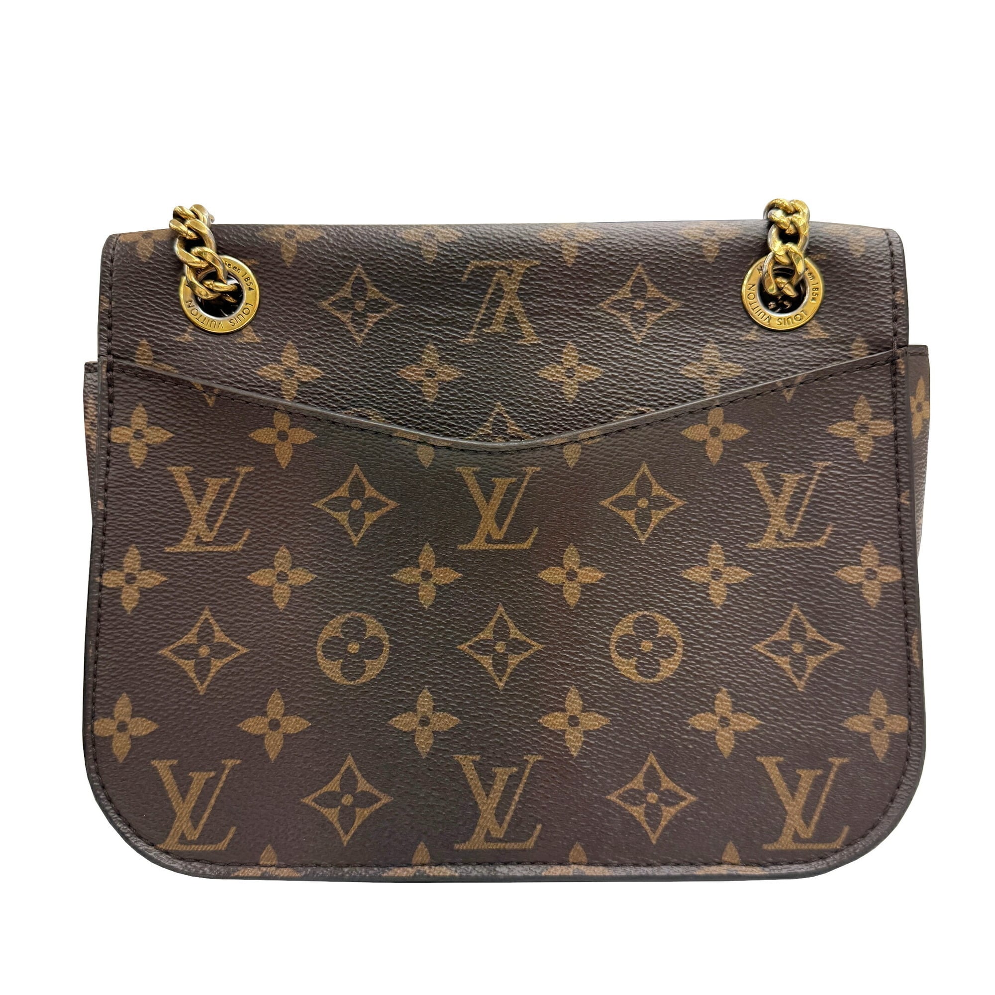 Louis Vuitton Monogram Black Brown Monogram Leather Shoulder Bag (Pre-Owned)