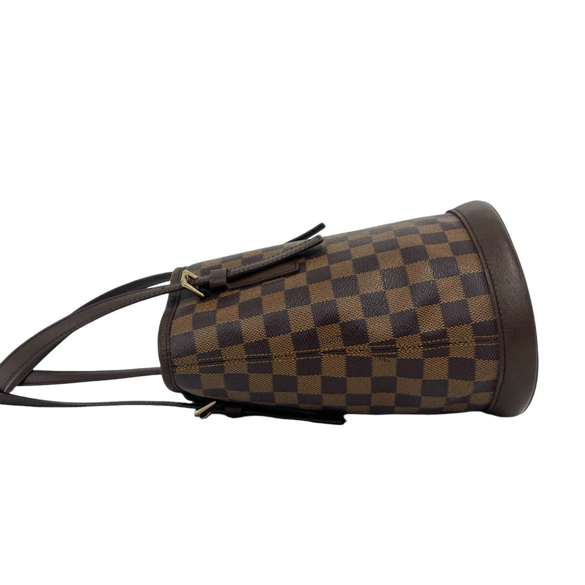 Louis Vuitton Brown Pvc Leather Handbag Shoulder Bag Tote Bag (Pre-Owned)