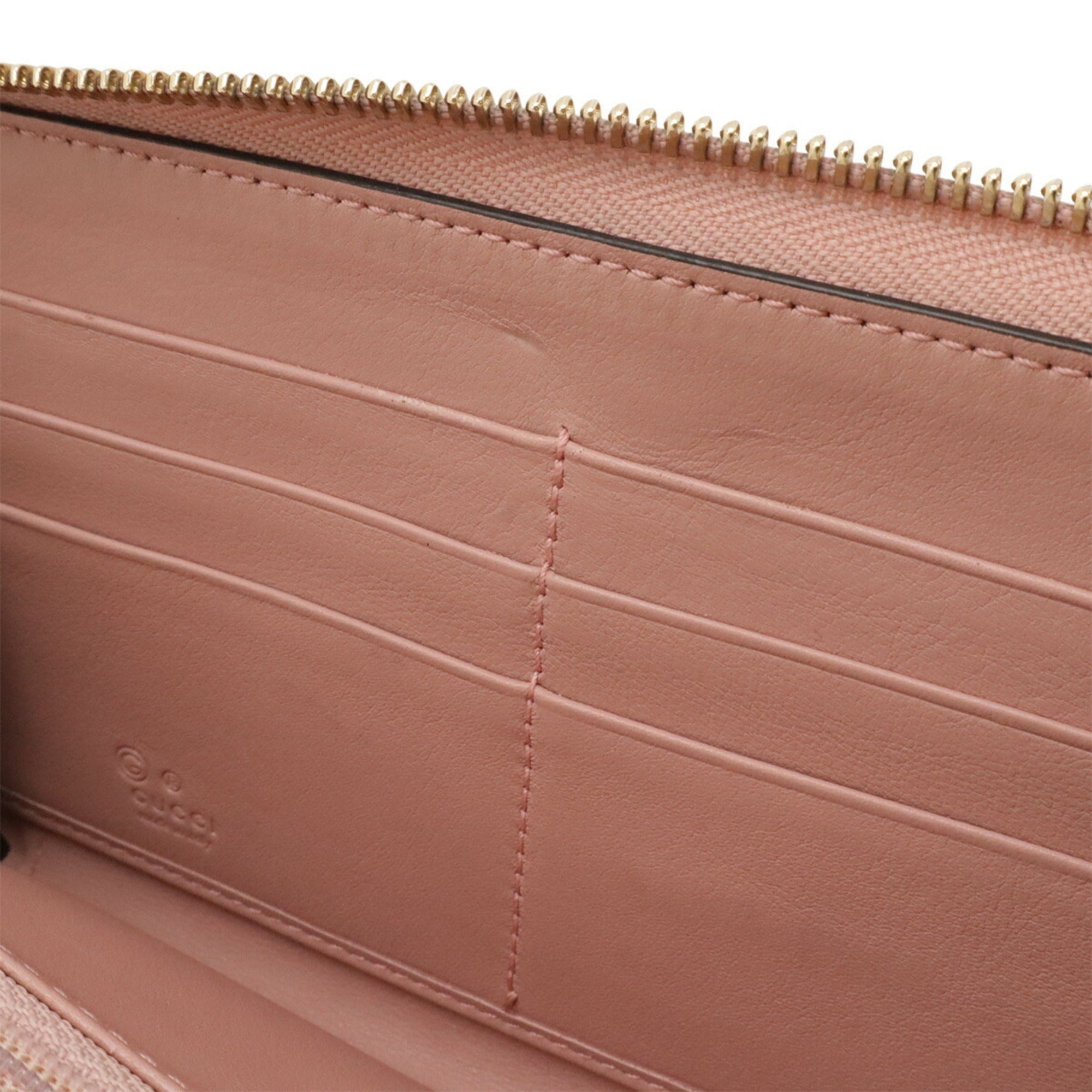 Gucci Pink Leather Coin Purse/Coin Case (Pre-Owned)
