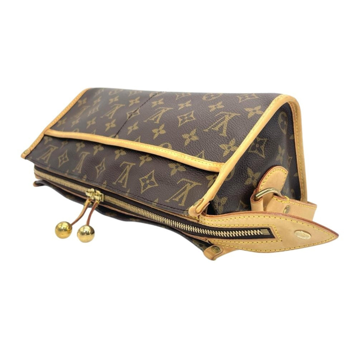 Louis Vuitton Brown Monogram Canvas Shoulder Bag (Pre-Owned)