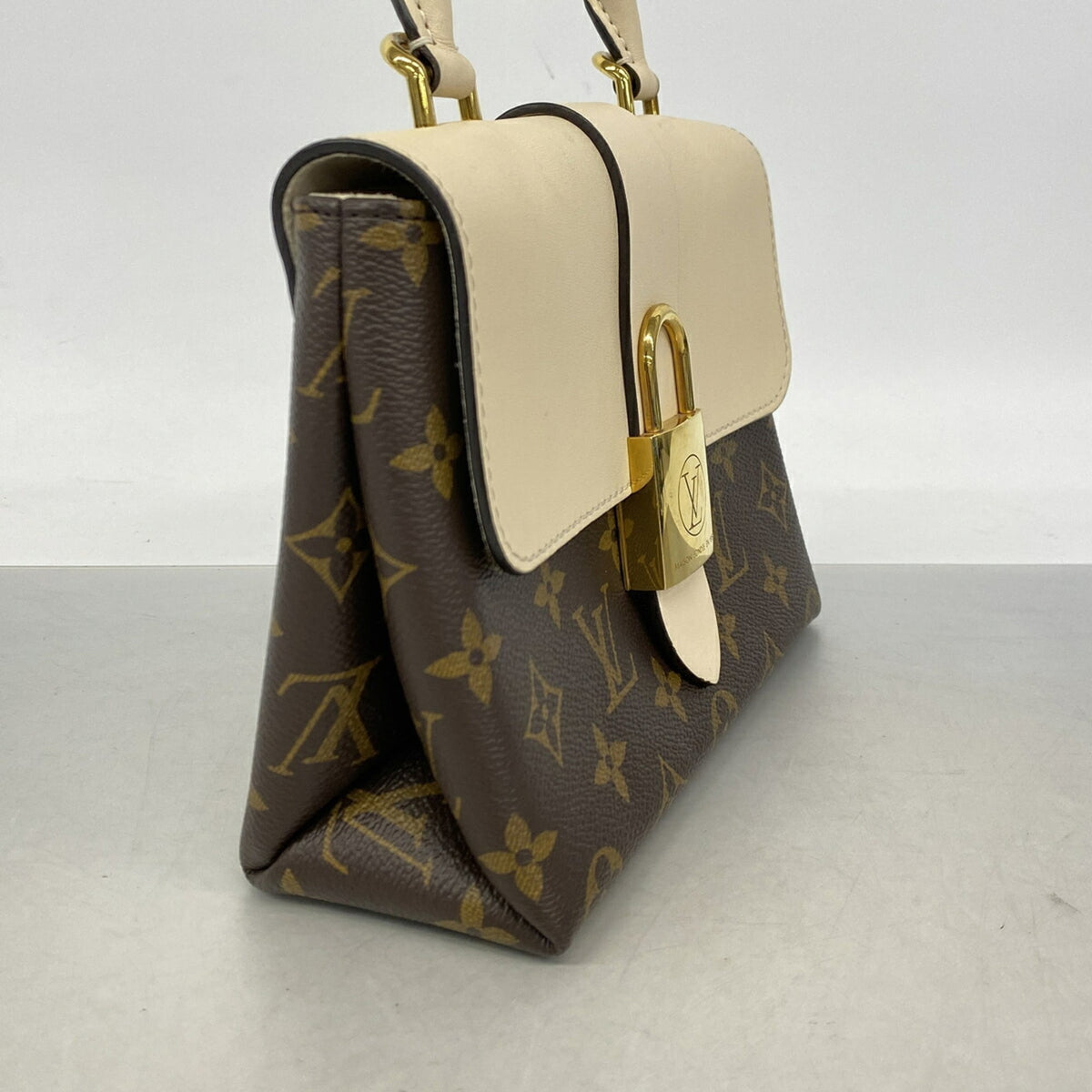 Louis Vuitton Brown Cream Handbag (Pre-Owned)