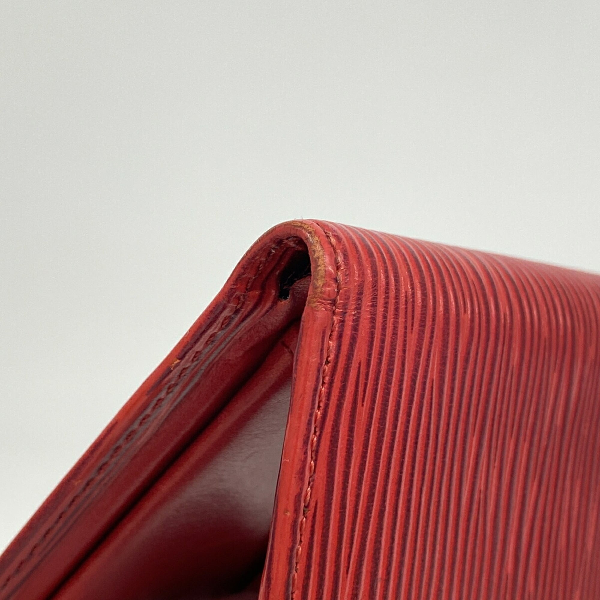 Louis Vuitton Castilian Red Wallet (Bi-Fold) (Pre-Owned)