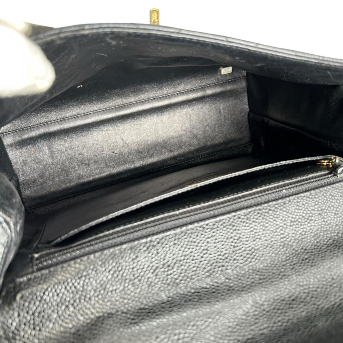 Chanel Matelasse Grained Calfskin Handbag (Pre-Owned)