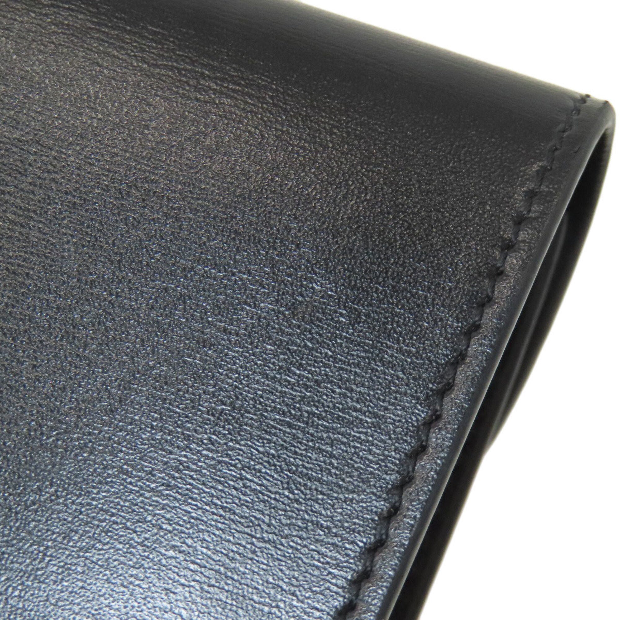 Celine Black Leather Wallet (Tri-Fold) (Pre-Owned)