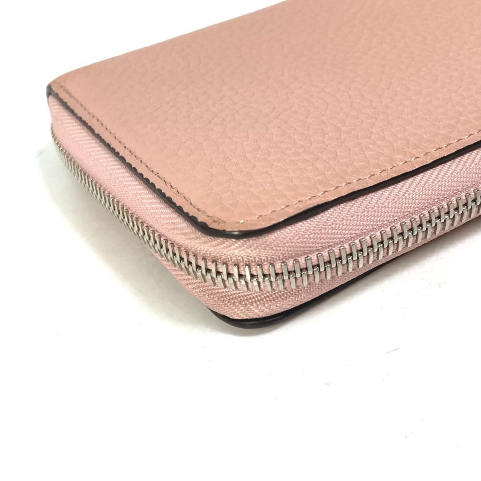 Louis Vuitton Pink Leather Long Wallet (Bi-Fold) (Pre-Owned)