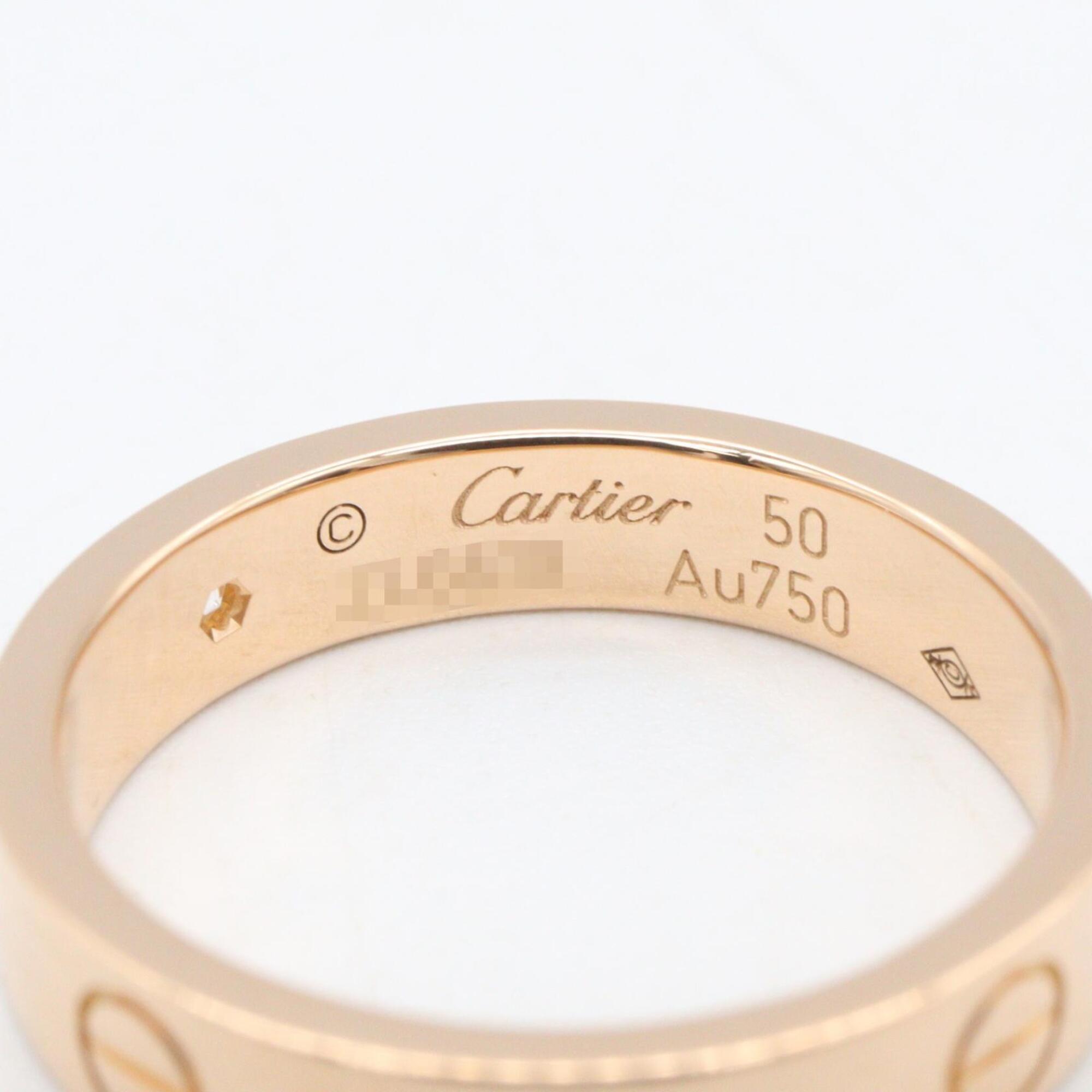 Cartier Gold Clear Pink Gold (18K) Band Ring (Pre-Owned)