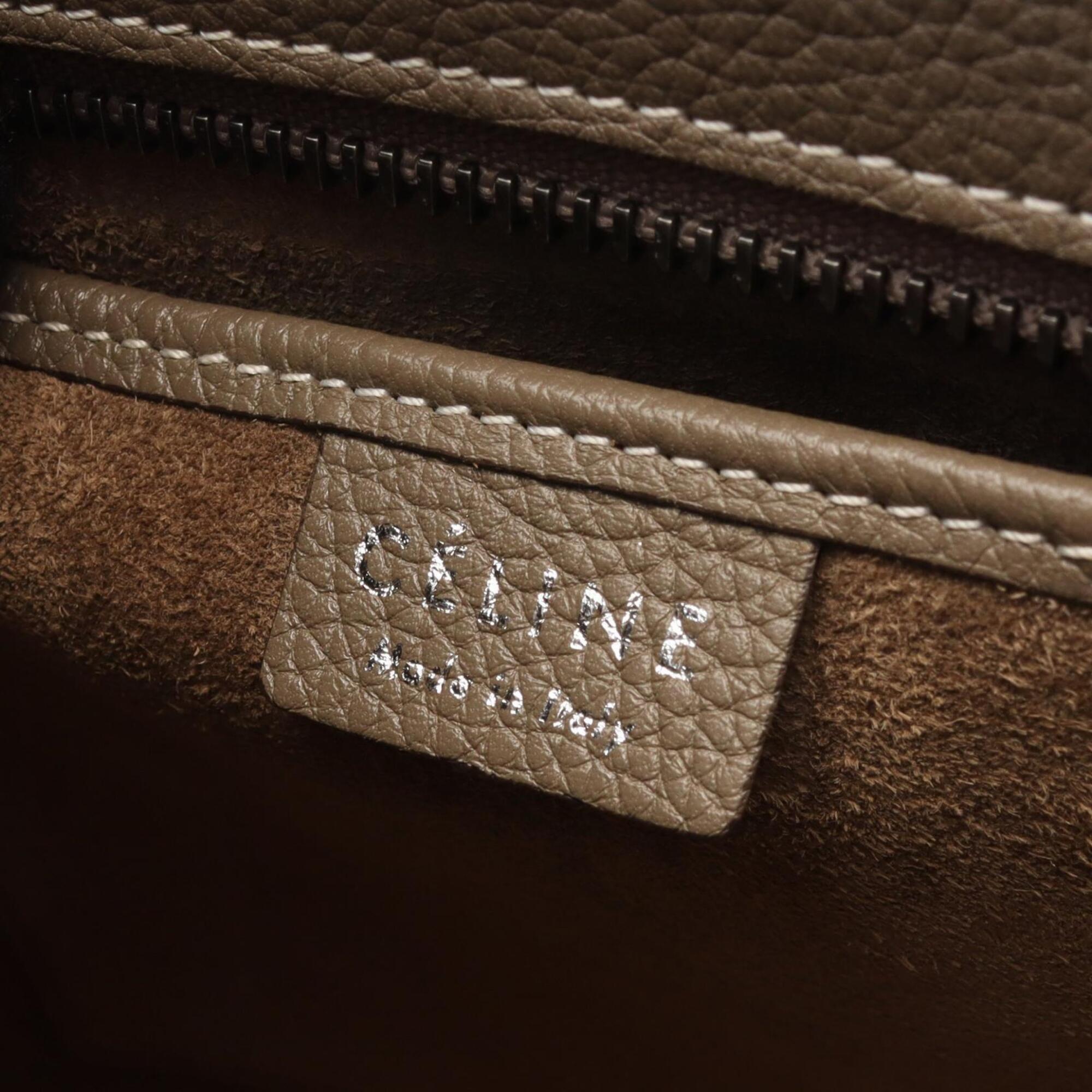 Celine Beige Leather Handbag (Pre-Owned)