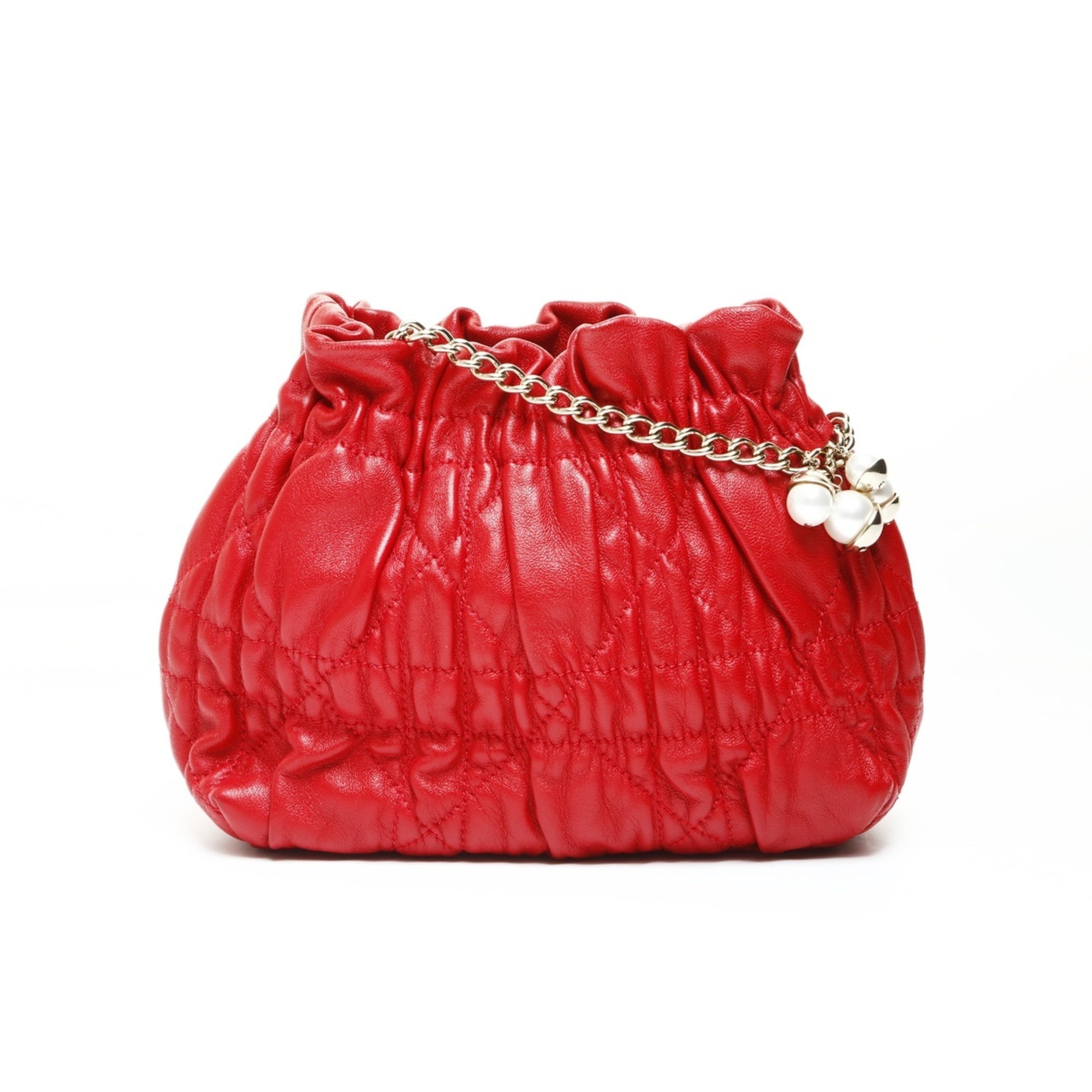 Christian Dior Red Color Shoulder Bag (Pre-Owned)