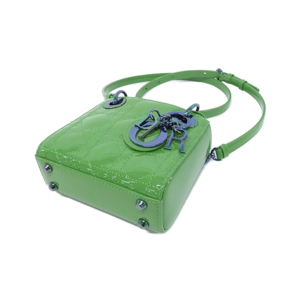 Christian Dior Blue Green Handbag (Pre-Owned)