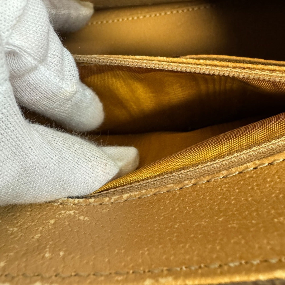 Celine Macadam Brown Leather Handbag (Pre-Owned)