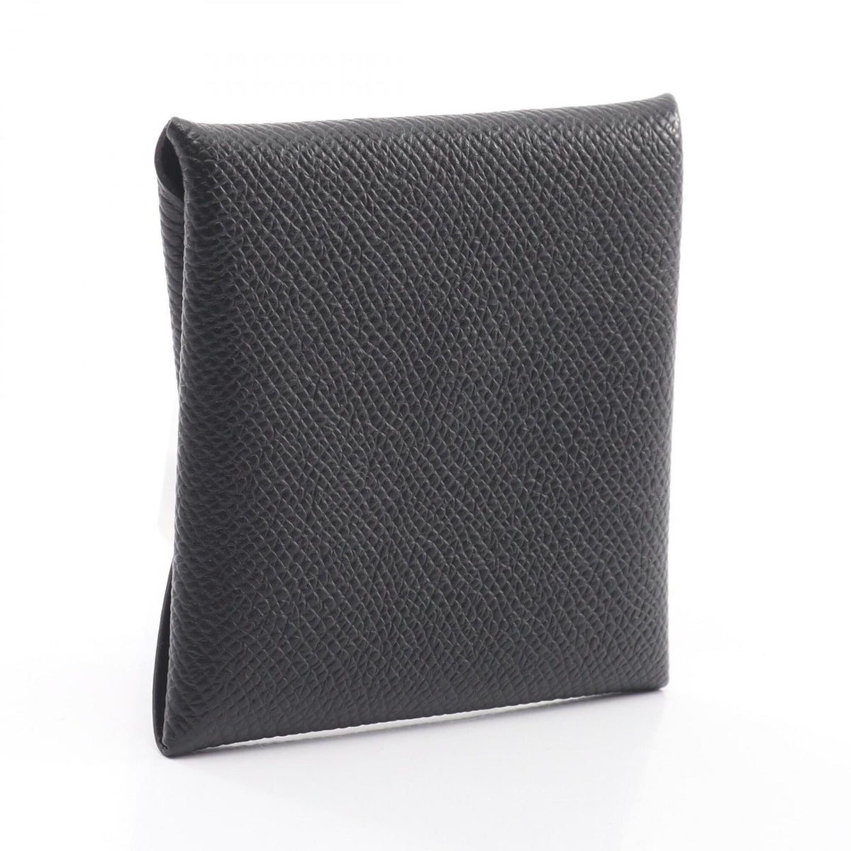 Hermes Black Epsom Leather Coin Purse/Coin Case (Pre-Owned)