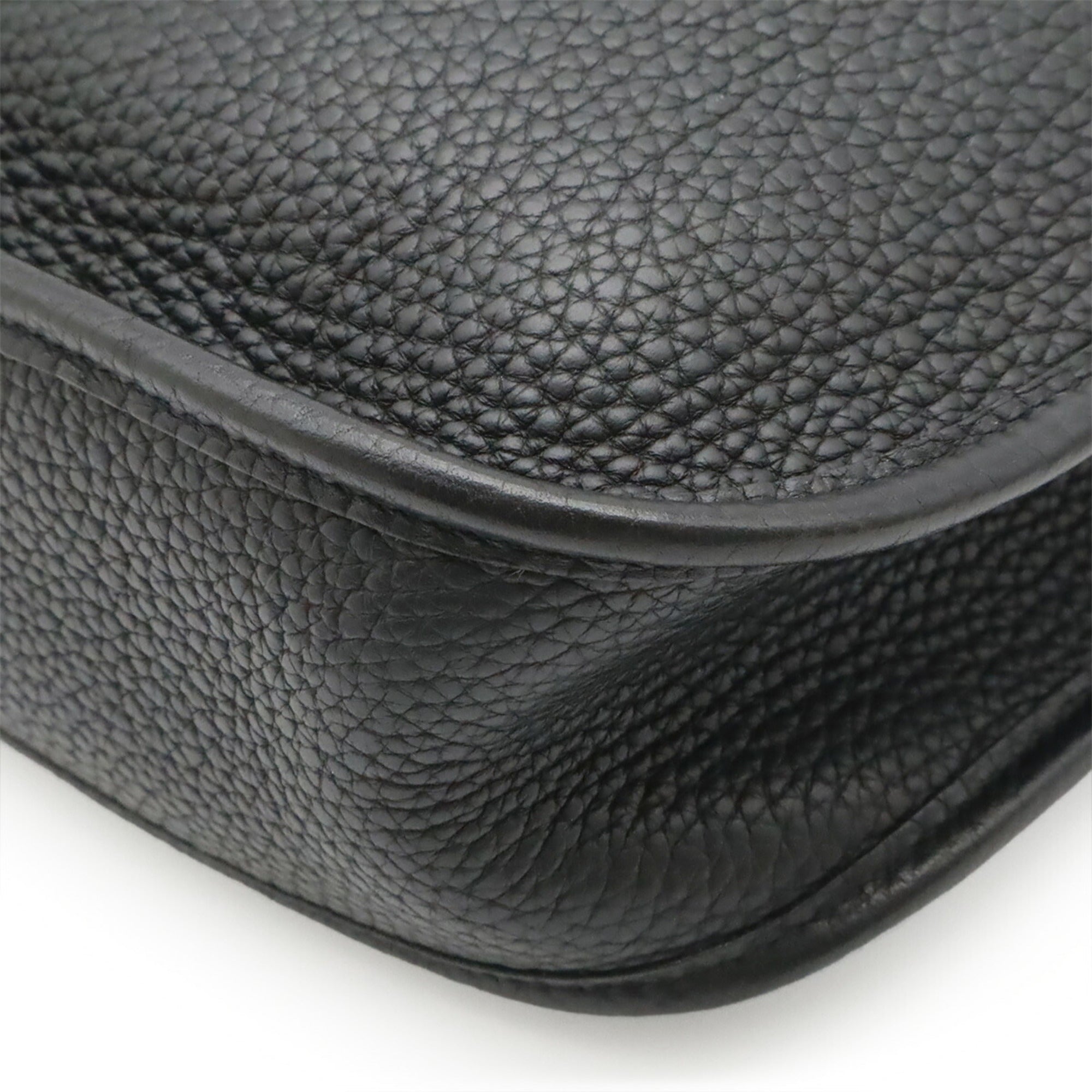 Hermes Black Leather Shoulder Bag (Pre-Owned)
