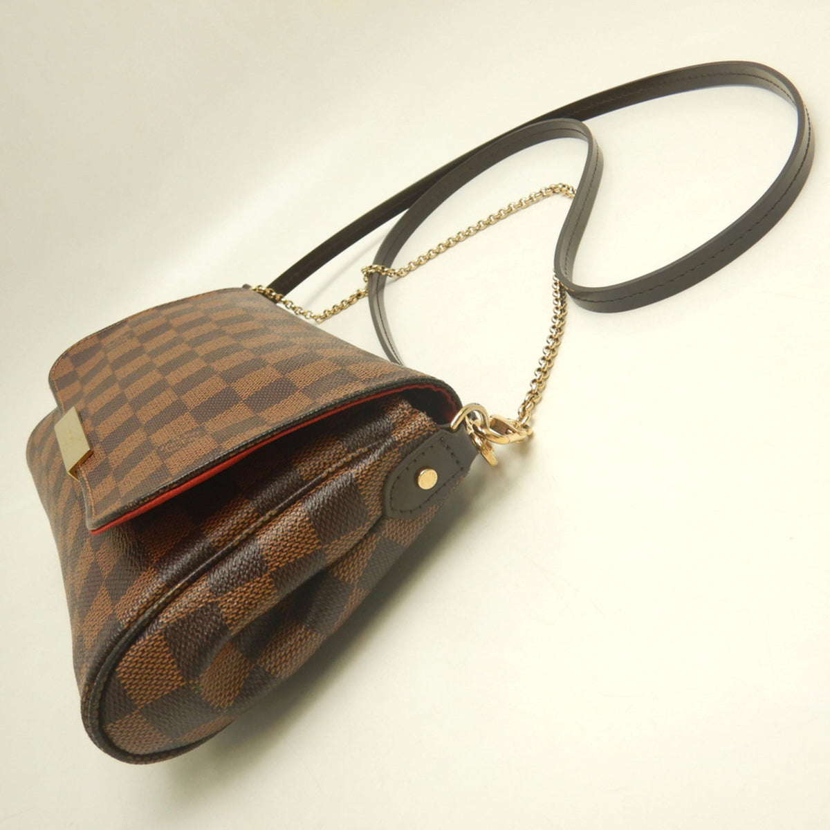 Louis Vuitton Ebene Damier Canvas Shoulder Bag (Pre-Owned)