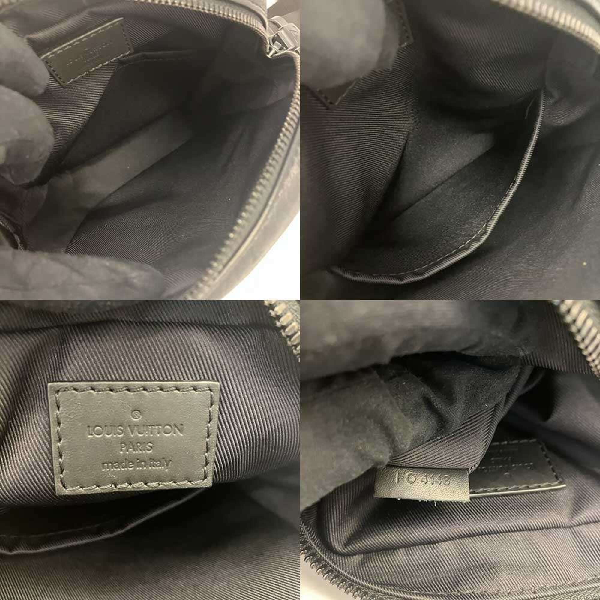 Louis Vuitton Monogram Shadow Black Monogram Shadow Shoulder Bag (Pre-Owned)