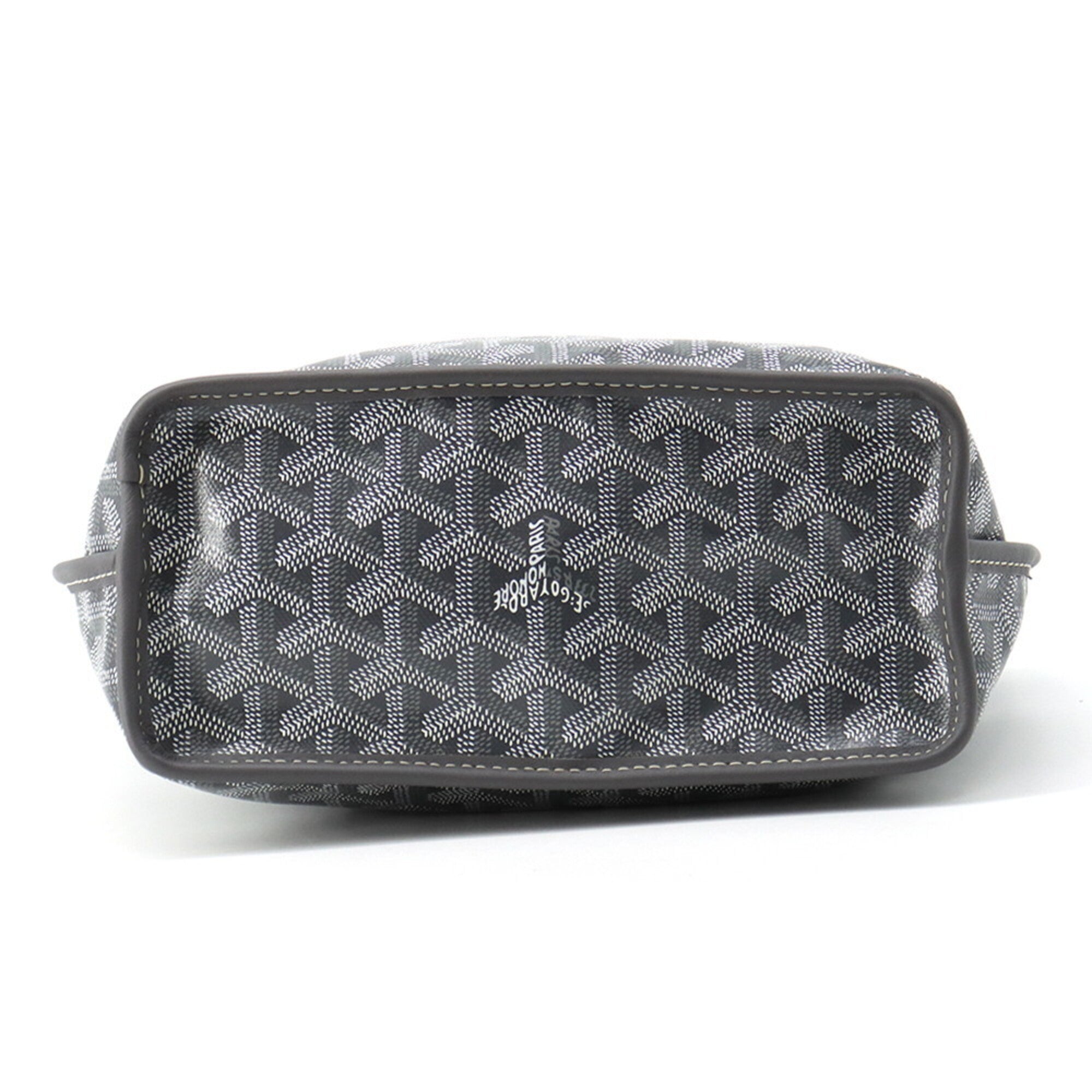 Goyard Gray Pvc Leather Handbag Pouch Tote Bag (Pre-Owned)
