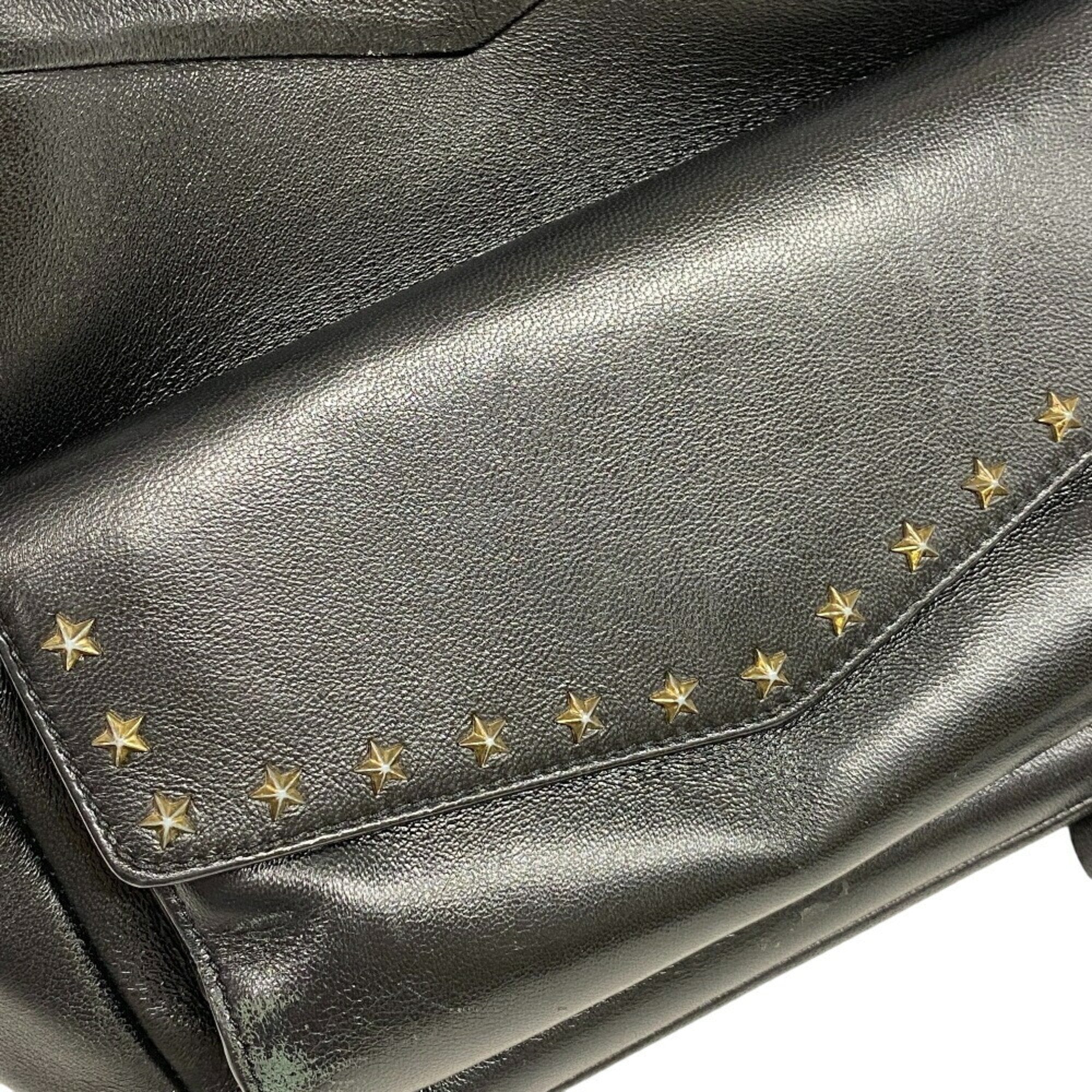 Jimmy Choo Black Leather Backpack (Pre-Owned)