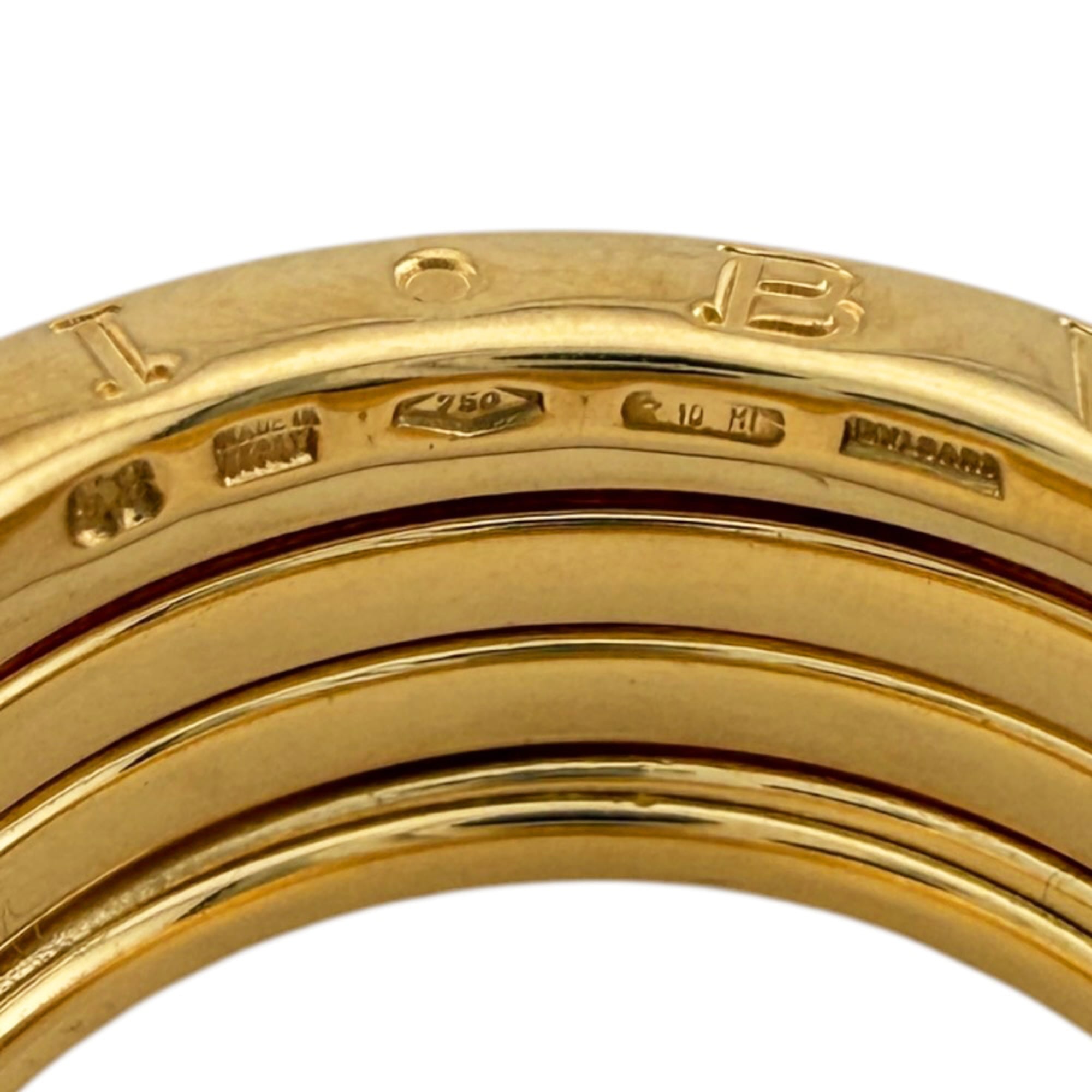 Bvlgari B.Zero1 Gold Yellow Gold (18K) Band Ring (Pre-Owned)